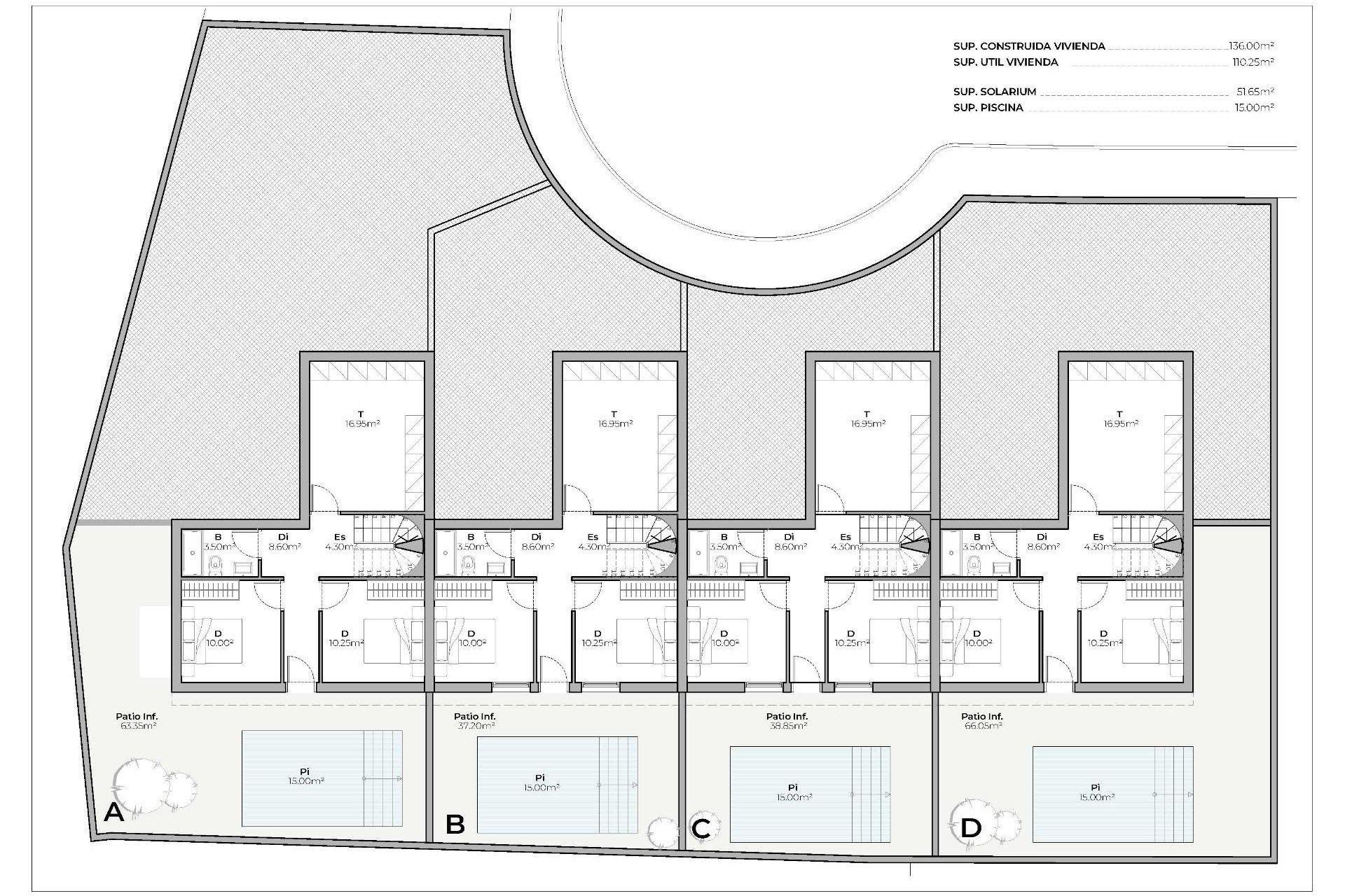 Nieuwbouw Woningen - Halfvrijstaande  woning - Mazarron - Country Club