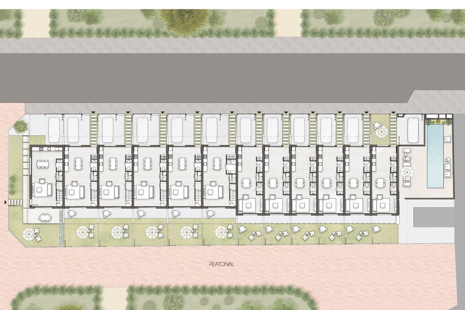 Nieuwbouw Woningen - Halfvrijstaande  woning - Pilar de la Horadada - pueblo