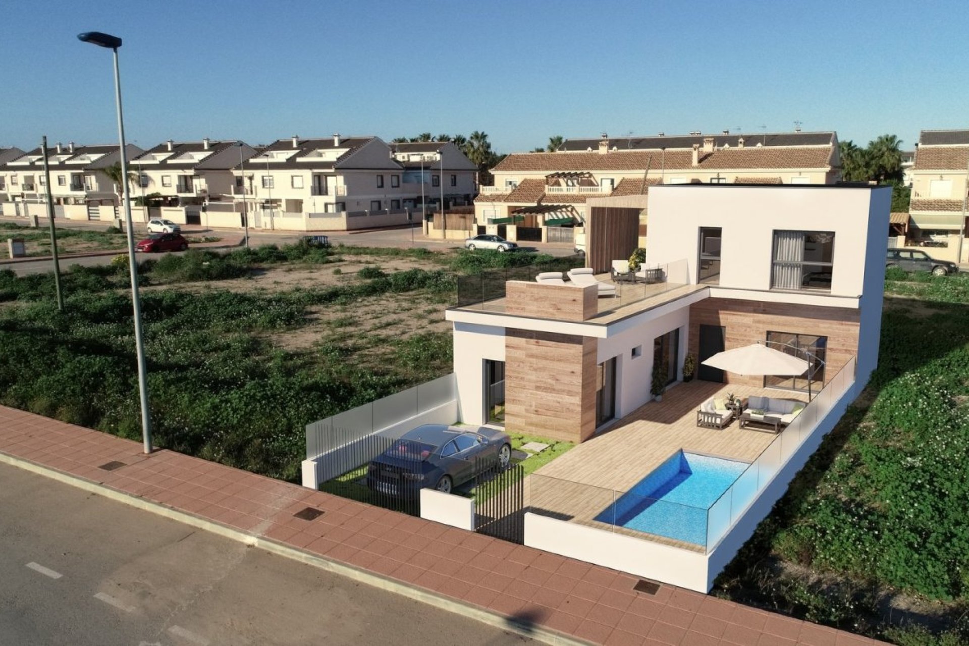 Nieuwbouw Woningen - Halfvrijstaande  woning - San Javier - Parque del doce