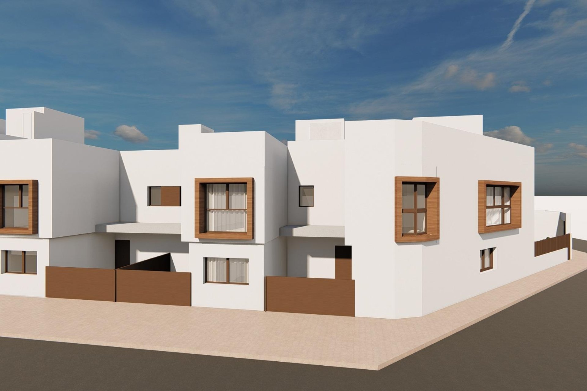 Nieuwbouw Woningen - Halfvrijstaande  woning - San Javier - pueblo