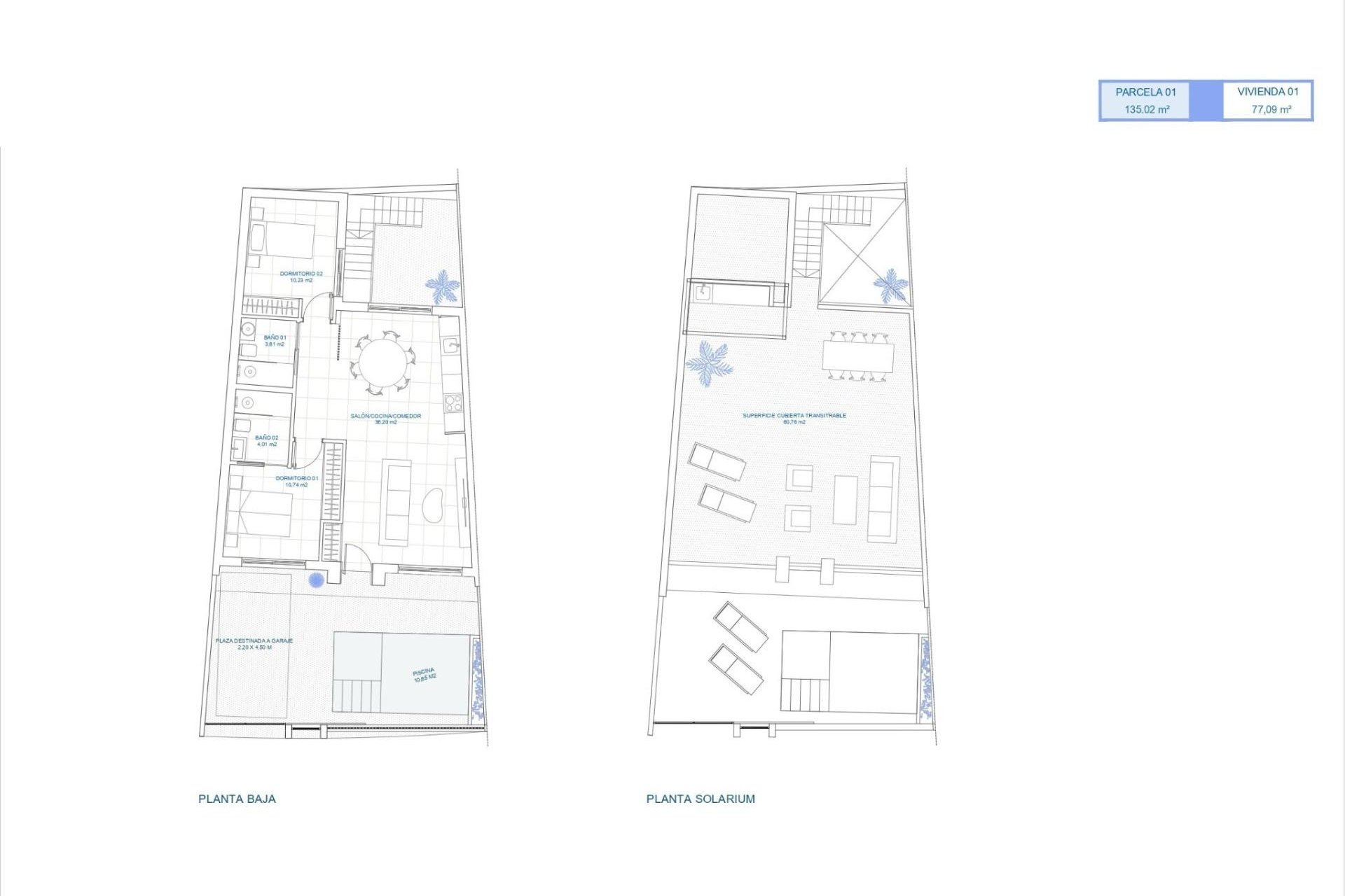 Nieuwbouw Woningen - Halfvrijstaande  woning - Torre Pacheco - El Alba