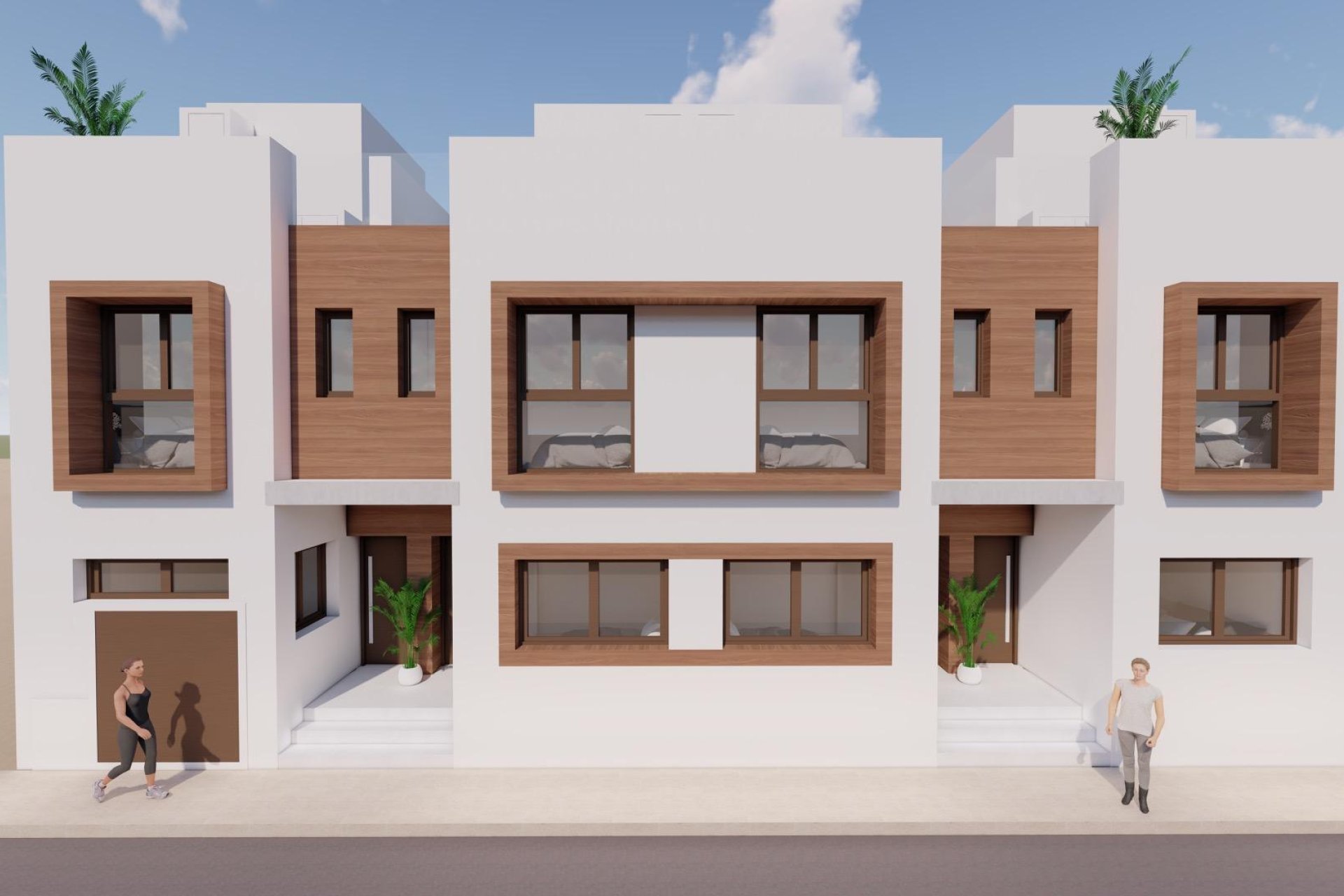 Nieuwbouw Woningen - Herenhuis - San Javier - Centro