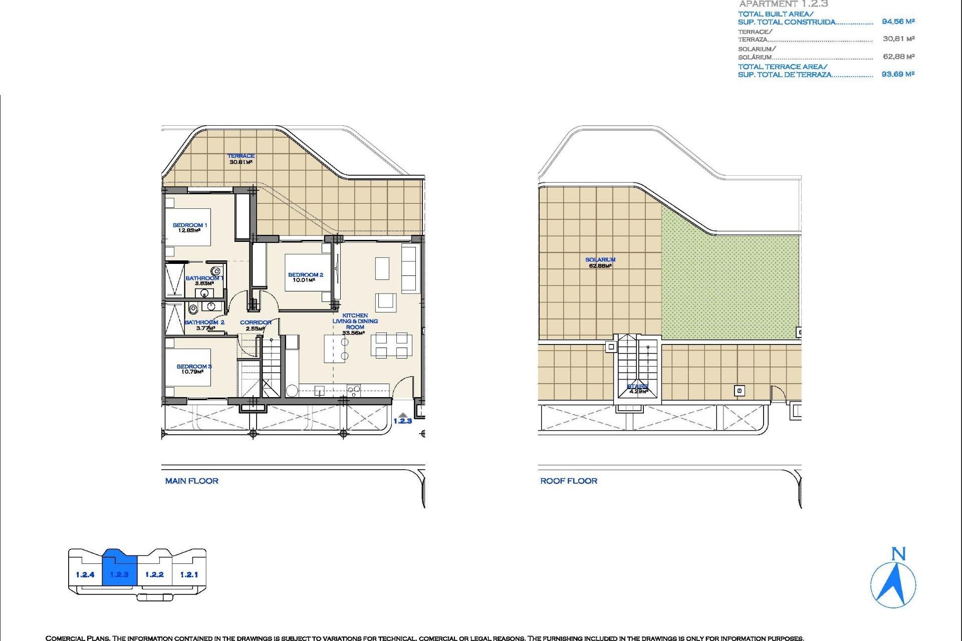Nieuwbouw Woningen - Penthouse - Los Alcázares - Serena Golf
