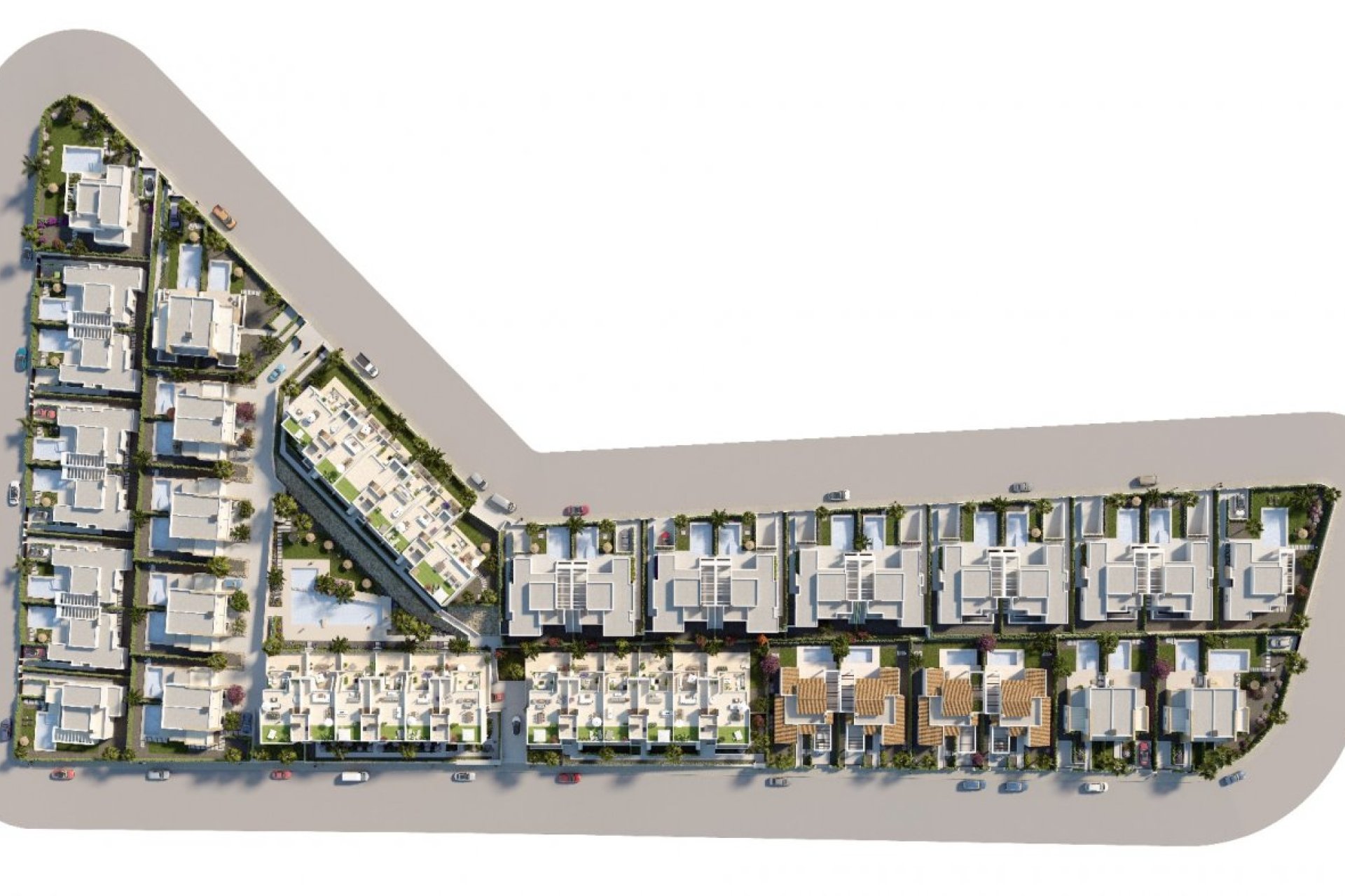 Nieuwbouw Woningen - Semidetached - Algorfa - La Finca Golf