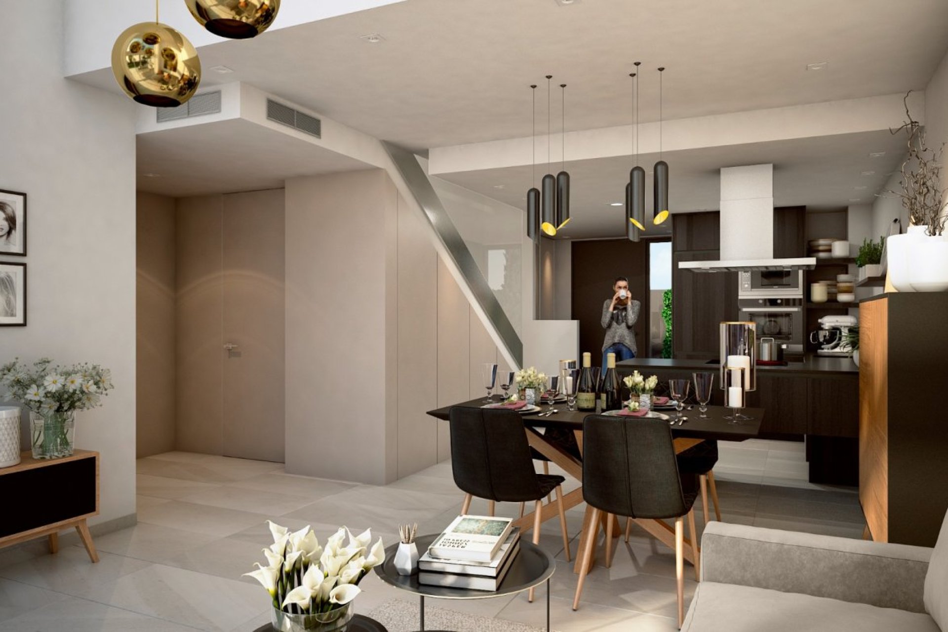 Nieuwbouw Woningen - Semidetached - Algorfa - La Finca Golf