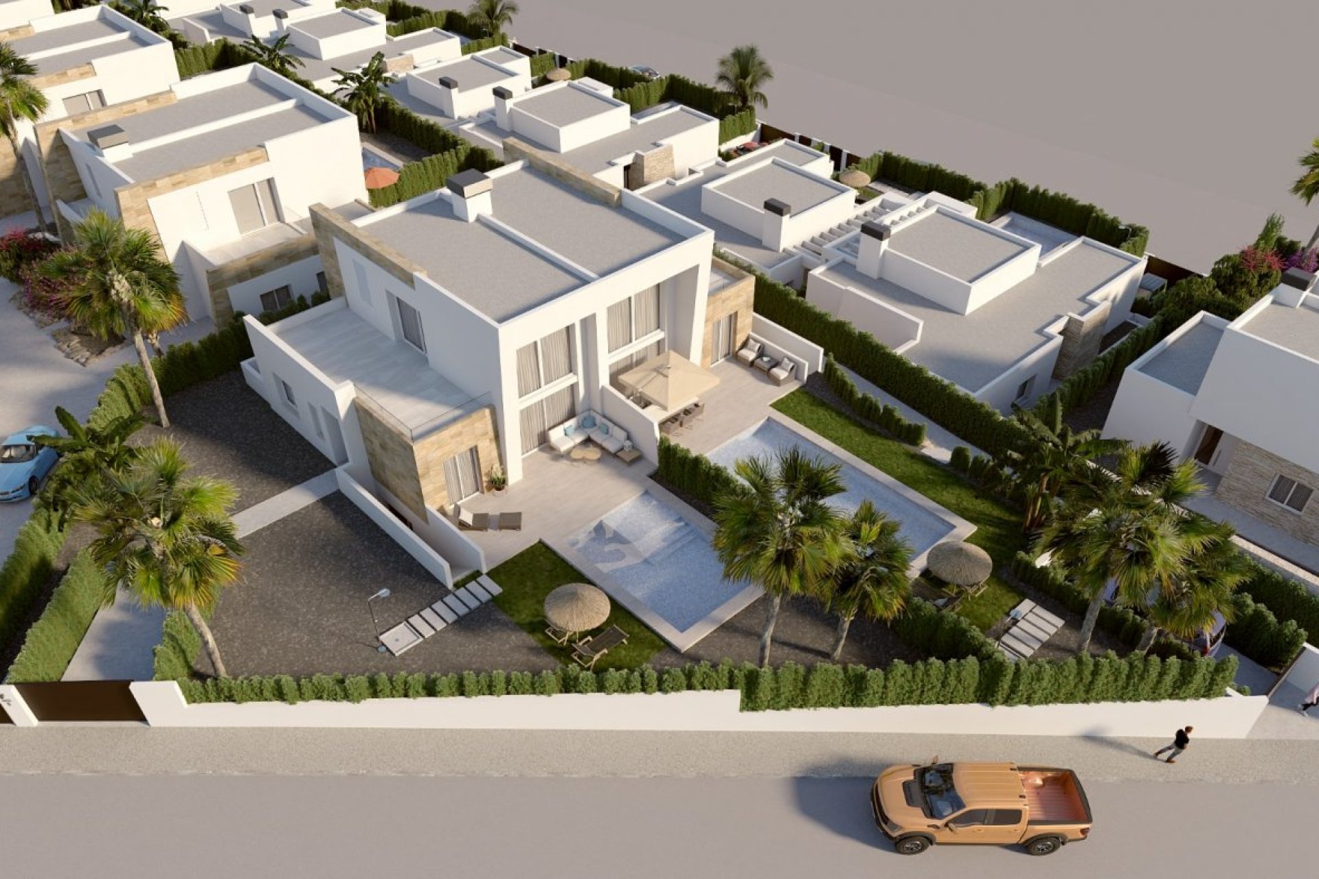 Nieuwbouw Woningen - Semidetached - Algorfa - La Finca Golf