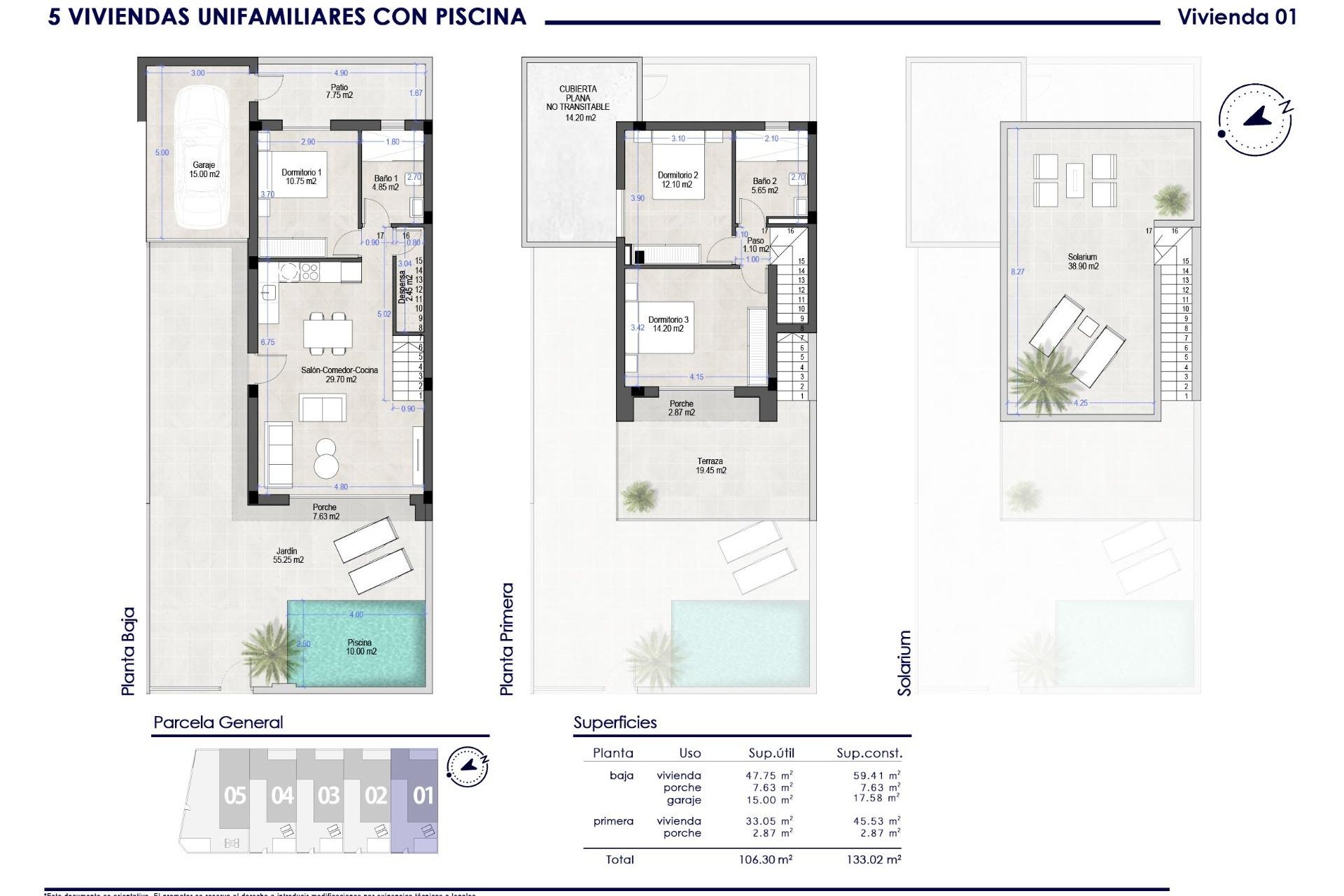 Nieuwbouw Woningen - Semidetached - San Pedro del Pinatar - Polideportivo