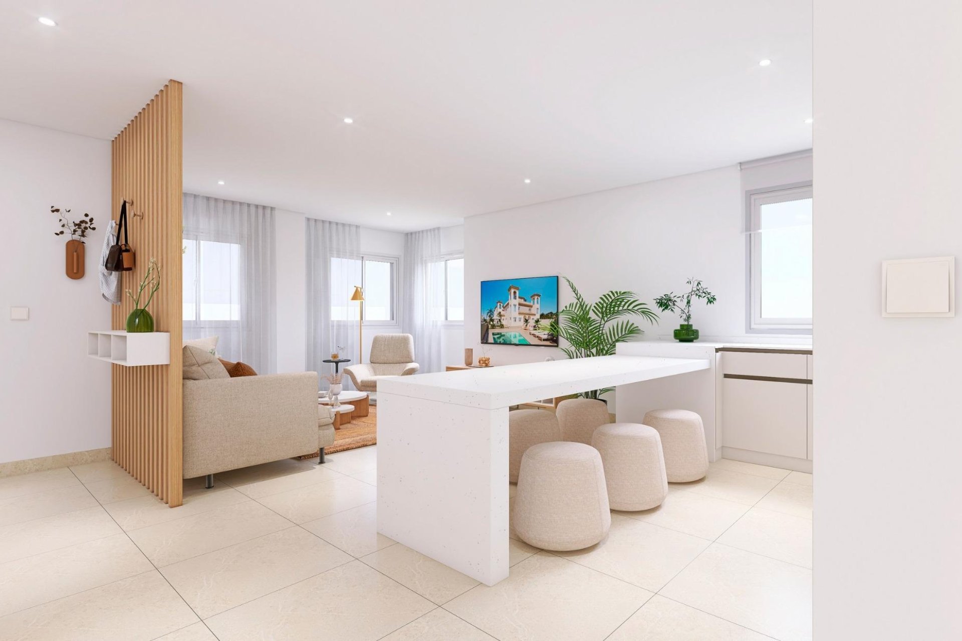 Nieuwbouw Woningen - Vier woningen in één blok - Bigastro - pueblo