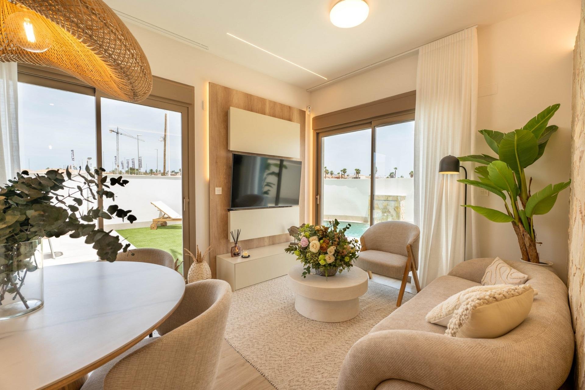 Nieuwbouw Woningen - Vier woningen in één blok - Los Alcázares - Serena Golf