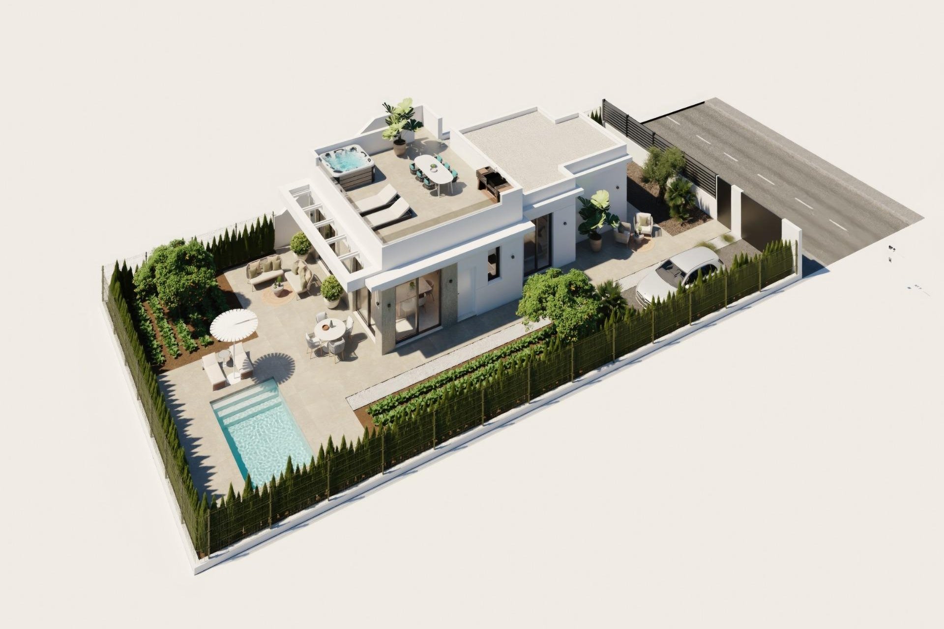 Nieuwbouw Woningen - Villa - Fuente Álamo - Hacienda Del Álamo Golf