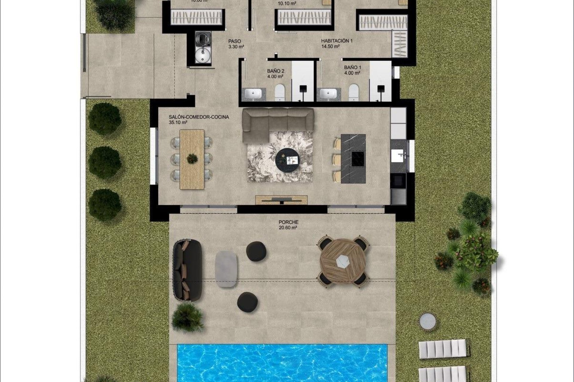 Nieuwbouw Woningen - Villa - Hondón de las Nieves - Urbaniz La Montañosa