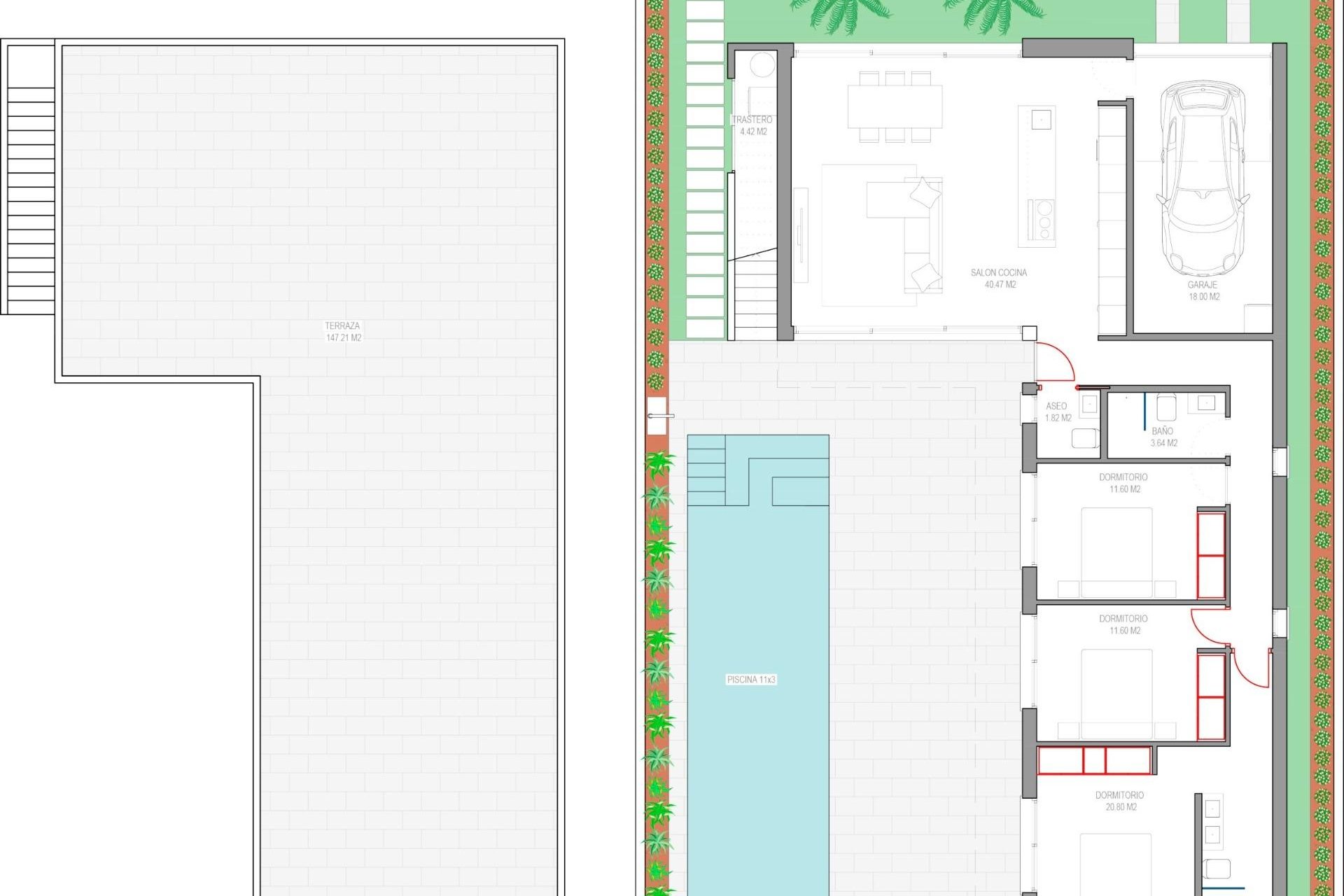 Nieuwbouw Woningen - Villa - Los Alcázares - Serena Golf