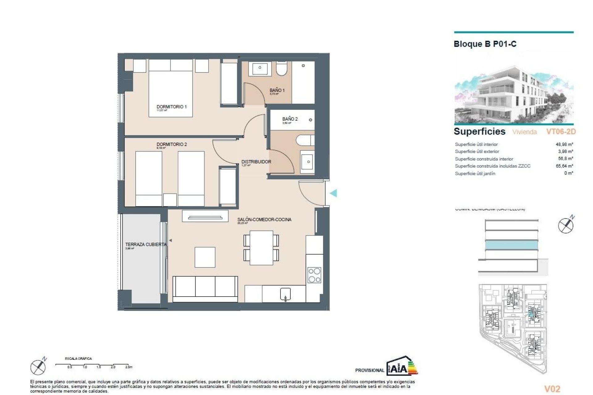 Nouvelle construction - Apartment - Benicassim - Almadraba