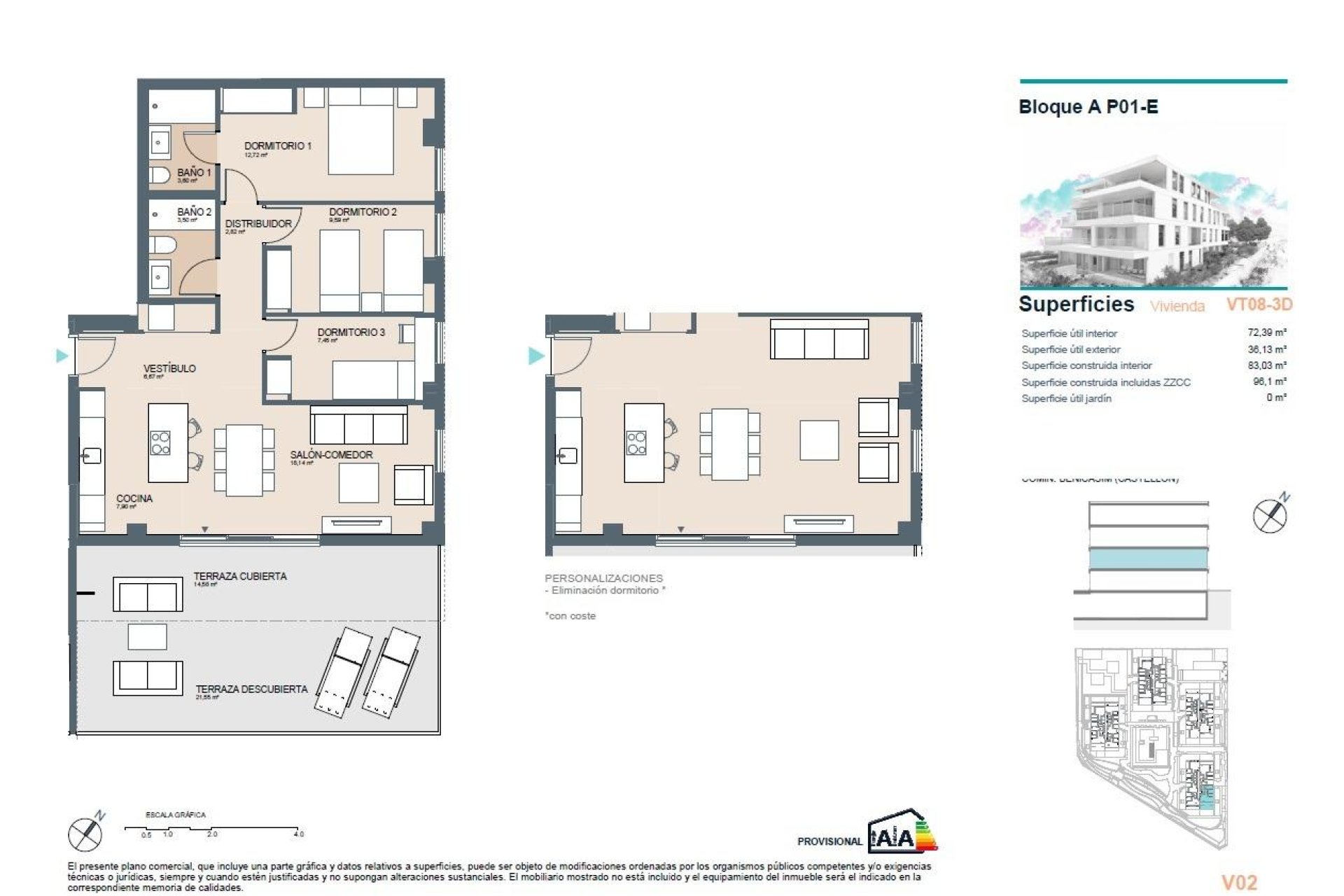 Nouvelle construction - Appartement - Benicassim - Almadraba