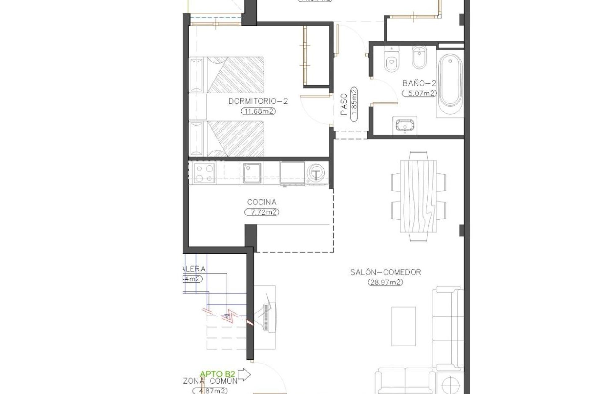Nouvelle construction - Appartement - Cuevas Del Almanzora - Herrerias