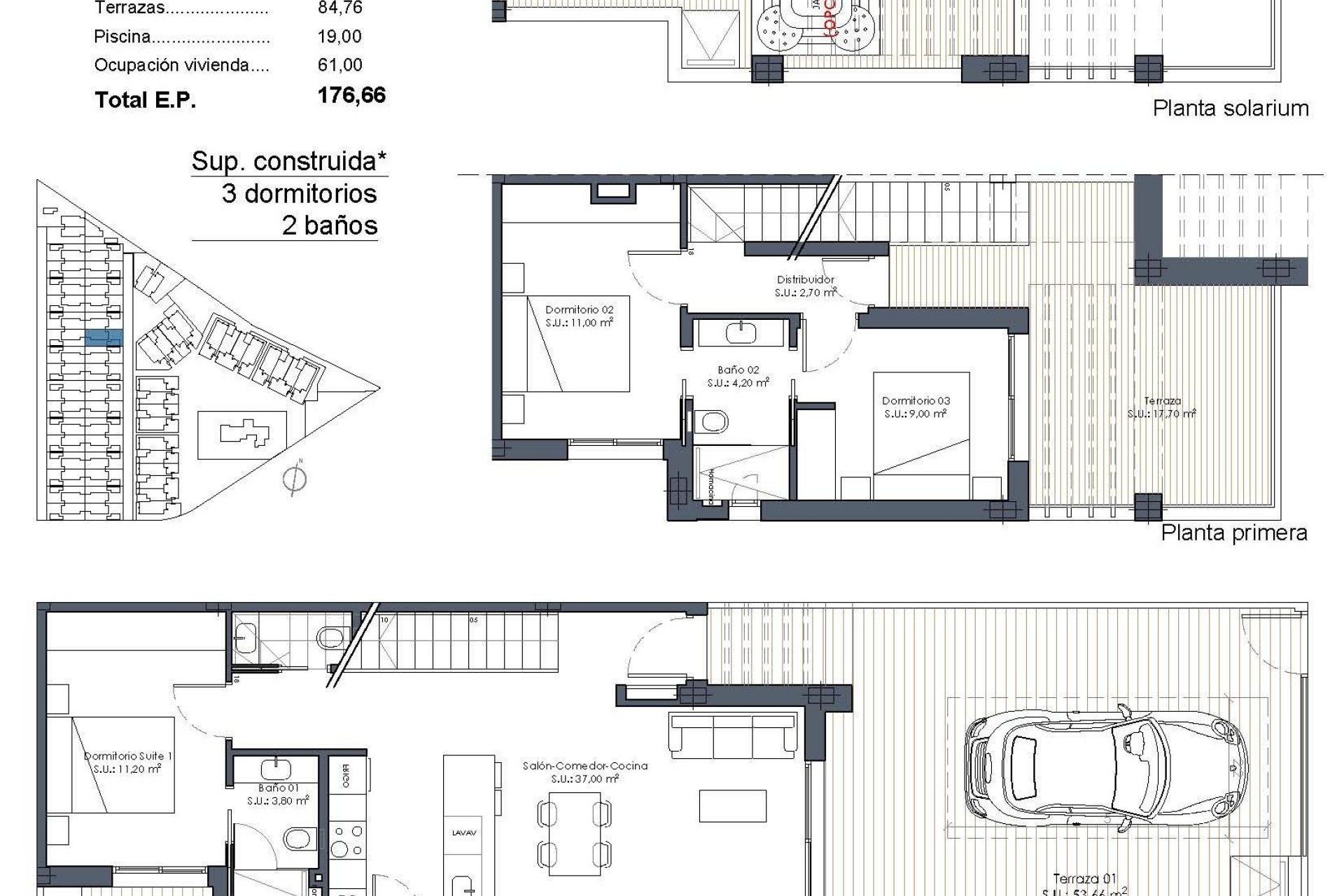 Nouvelle construction - Maison quad - Los Alcázares - Serena Golf