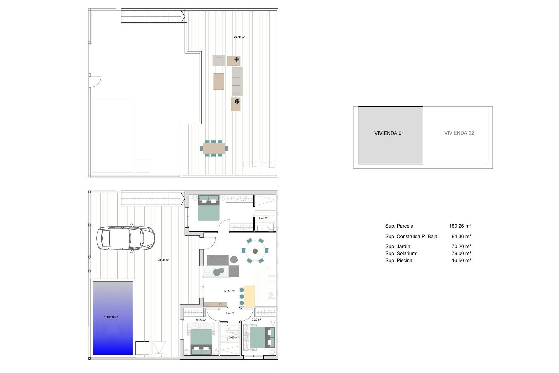 Nouvelle construction - Maison quad - Torre Pacheco - pueblo