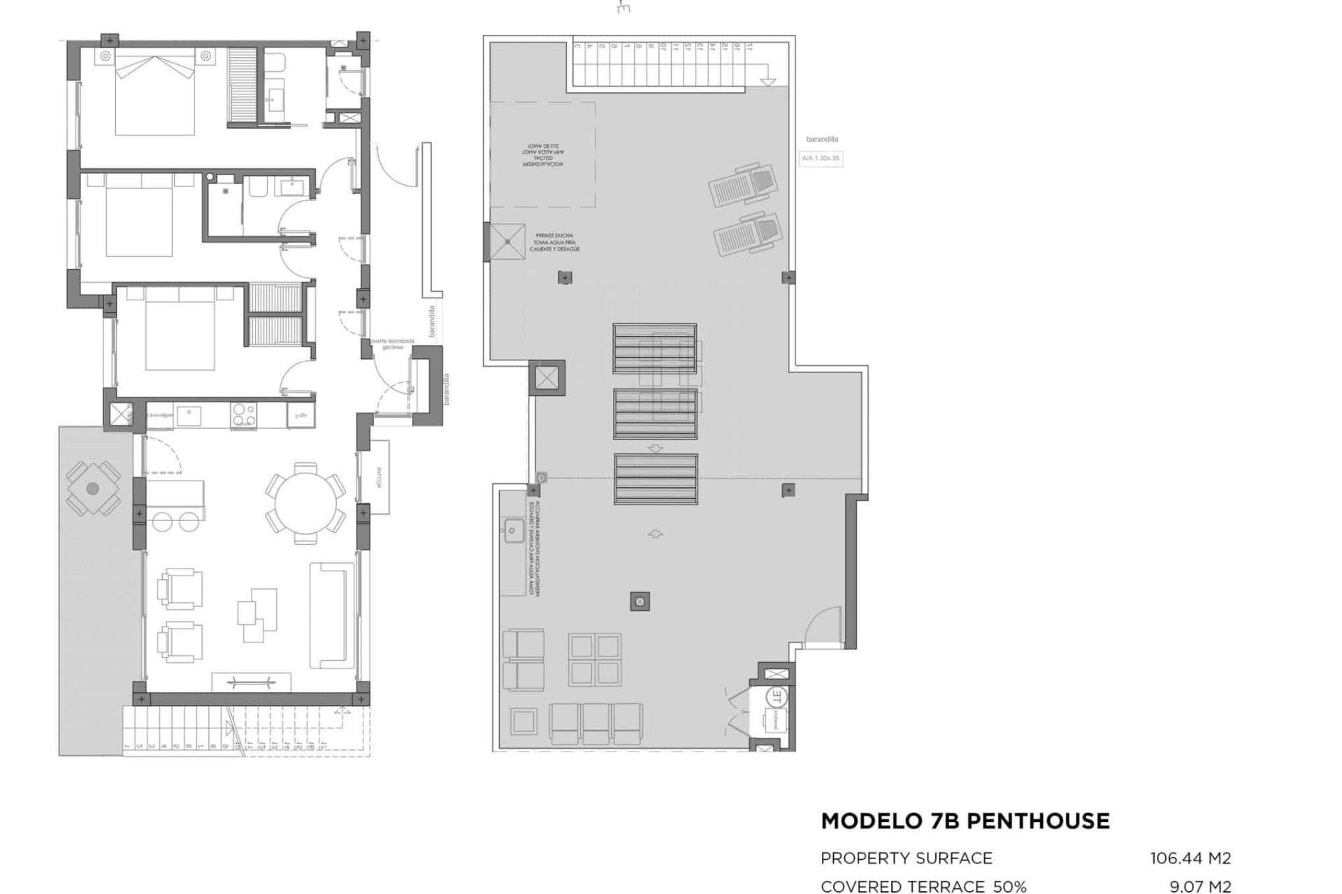 Nouvelle construction - Penthouse - Los Alcázares - Parque Diana