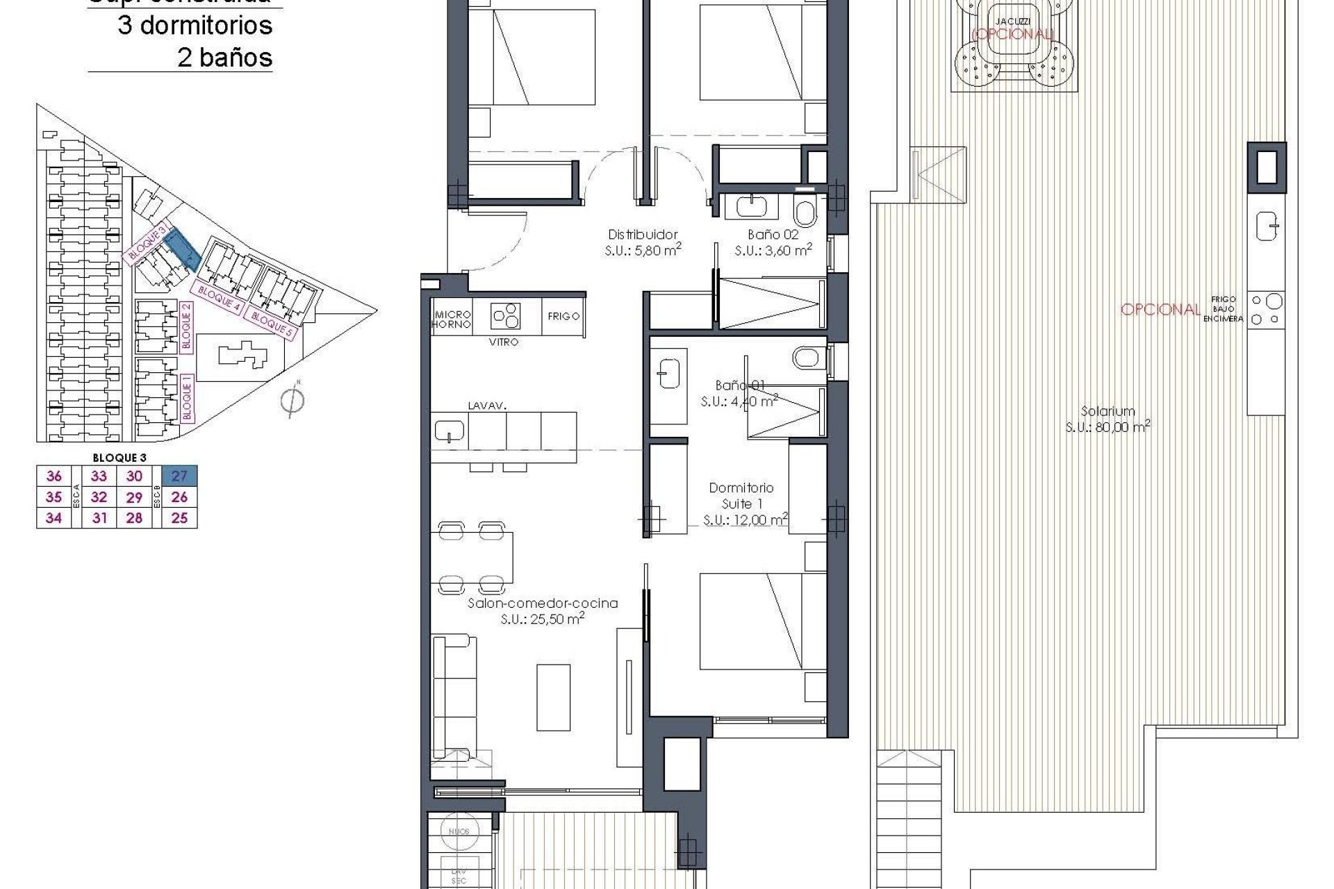 Nouvelle construction - Penthouse - Los Alcázares - Serena Golf