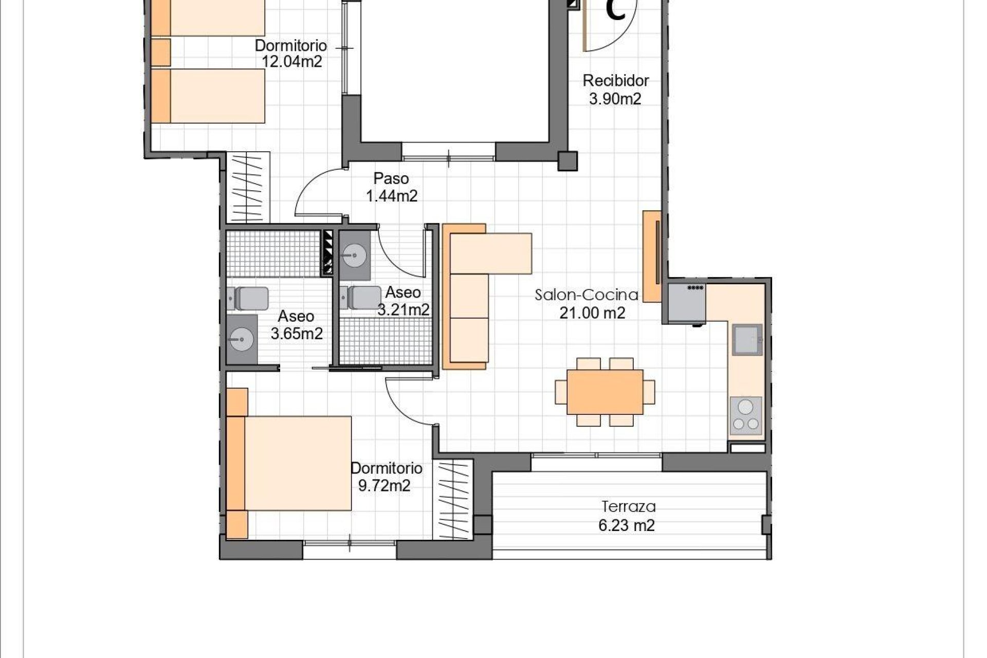 Nouvelle construction - Penthouse - San Pedro del Pinatar - Lo Pagan