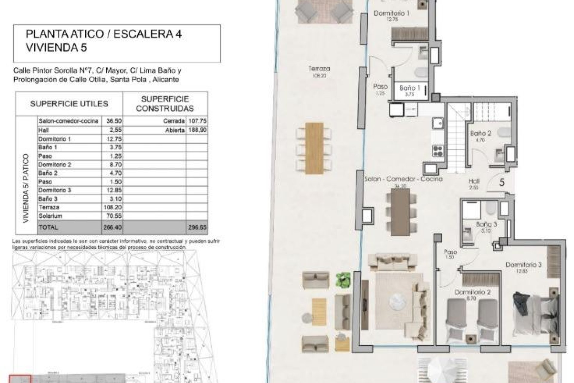 Nouvelle construction - Penthouse - Santa Pola - Estacion de autobuses