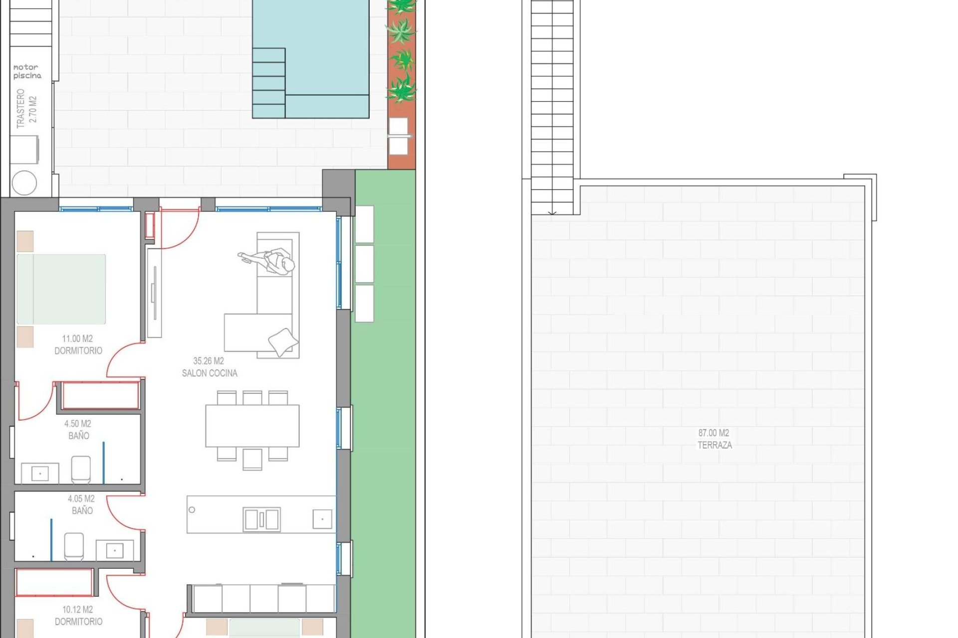 Nouvelle construction - Semidetached - San Javier - Parque del doce