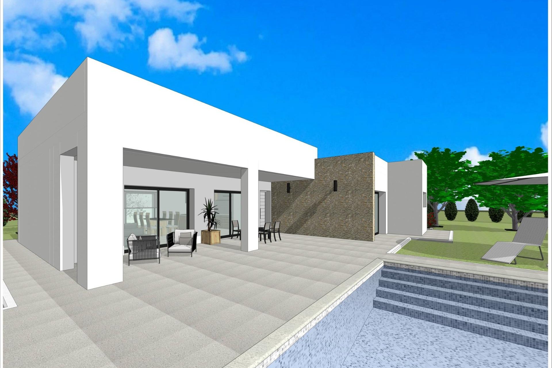 Nouvelle construction - Villa - Aspe - Poligono 19