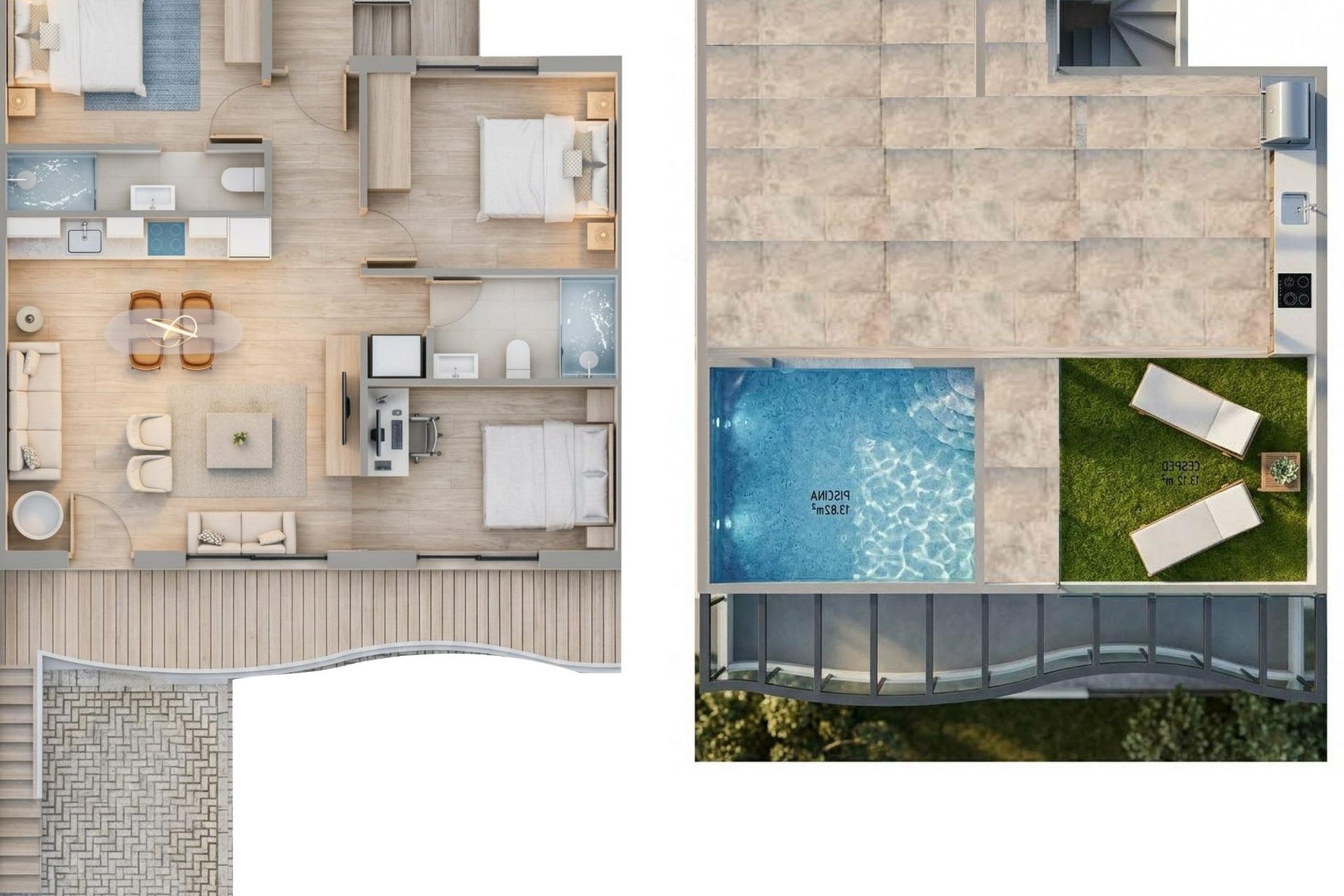 Nowy budynek - domek letniskowy - Pilar de la Horadada - parques de Andromeda