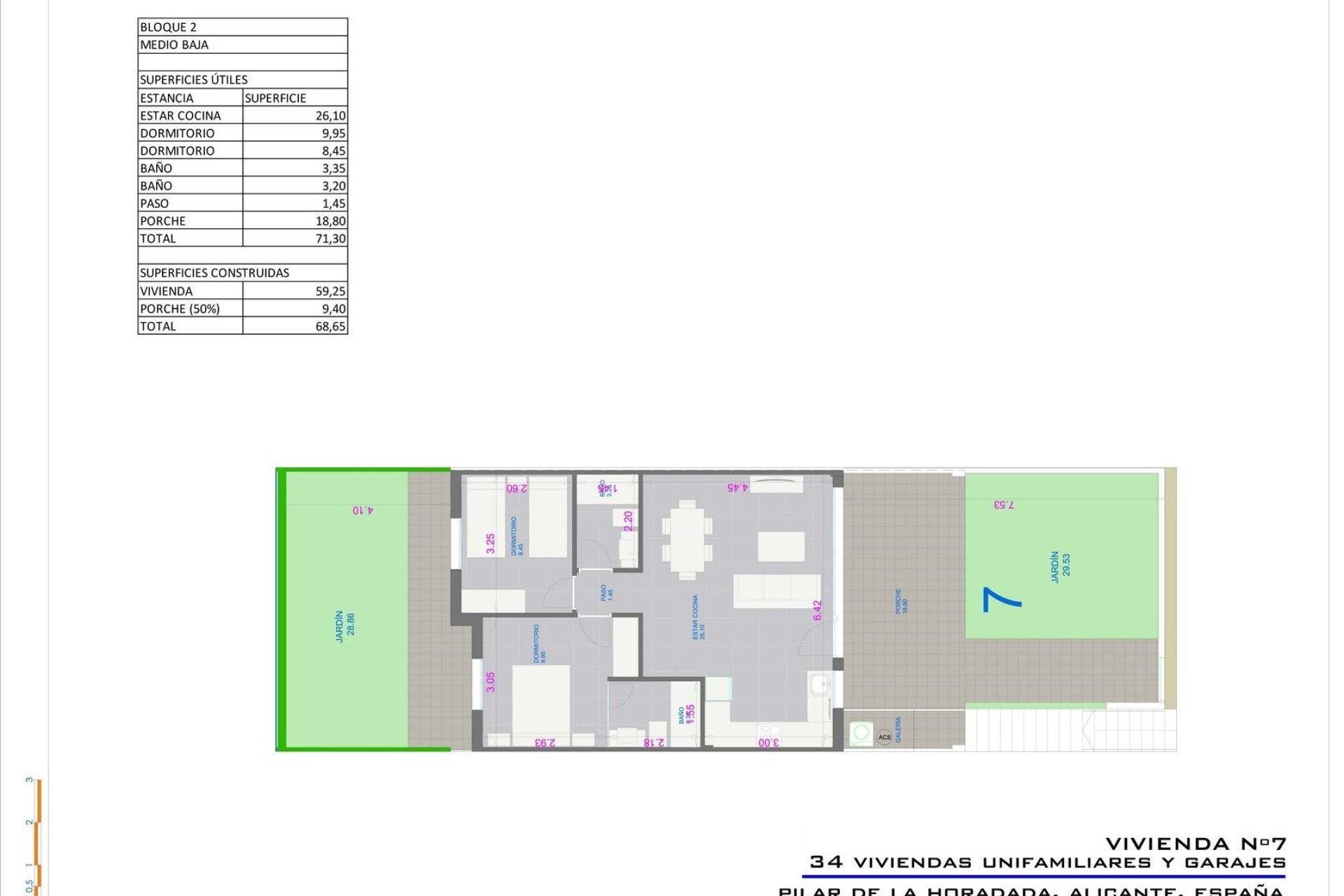 Nowy budynek - domek letniskowy - Pilar de la Horadada - pueblo