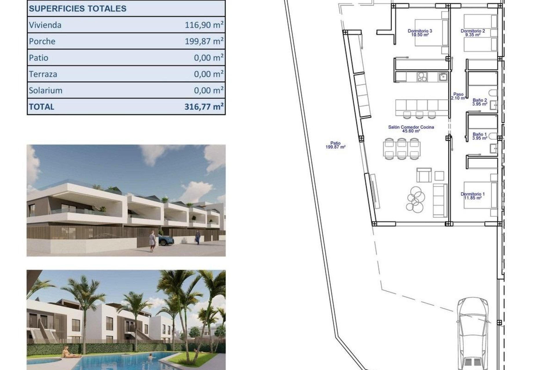 Nowy budynek - domek letniskowy - Pilar de la Horadada - pueblo