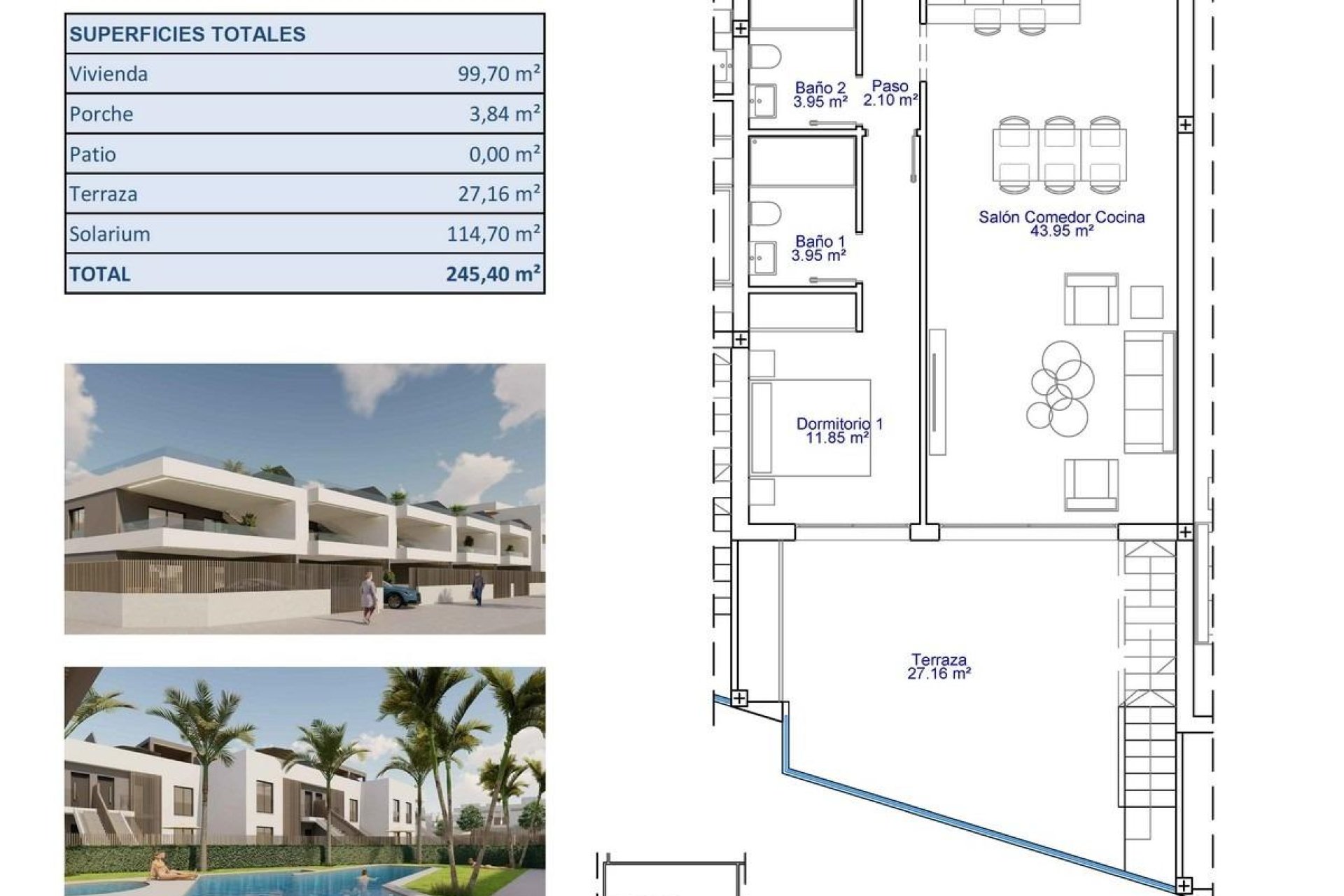 Nowy budynek - domek letniskowy - Pilar de la Horadada - pueblo