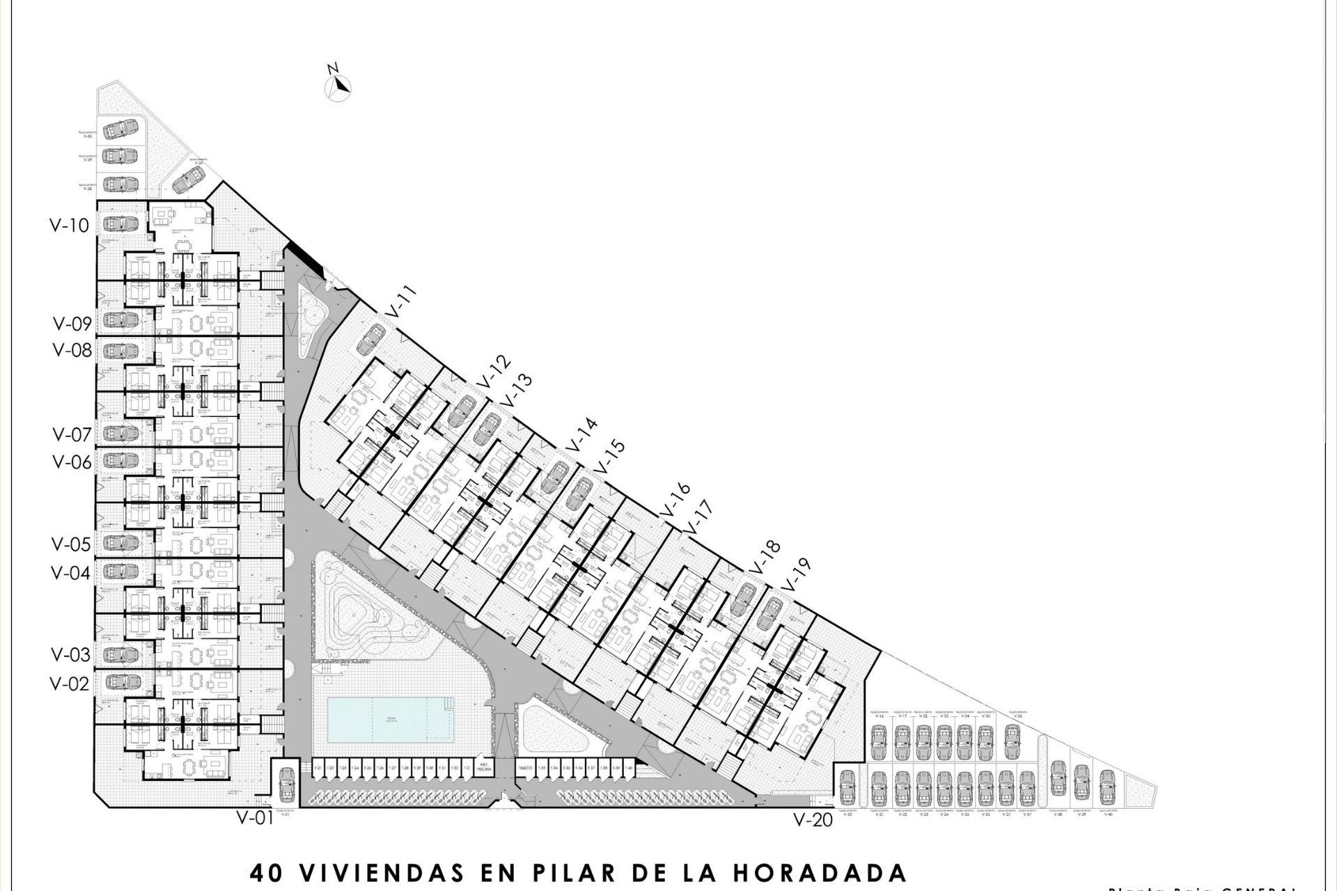 Nowy budynek - domek letniskowy - Pilar de la Horadada - pueblo