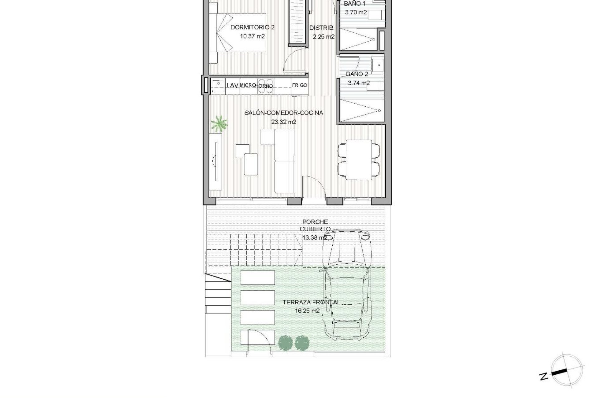 Nowy budynek - domek letniskowy - San Pedro del Pinatar - El Salero