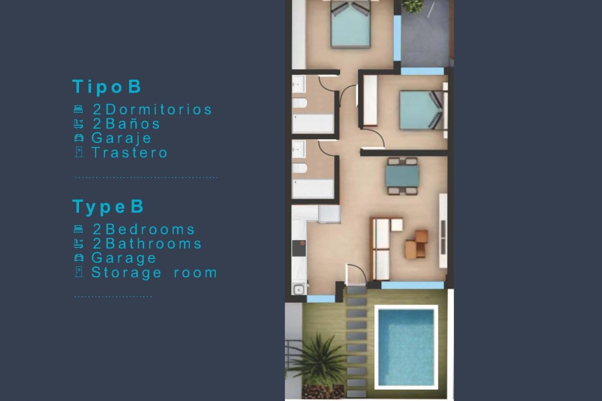 Nowy budynek - domek letniskowy - San Pedro del Pinatar - Los Pinos