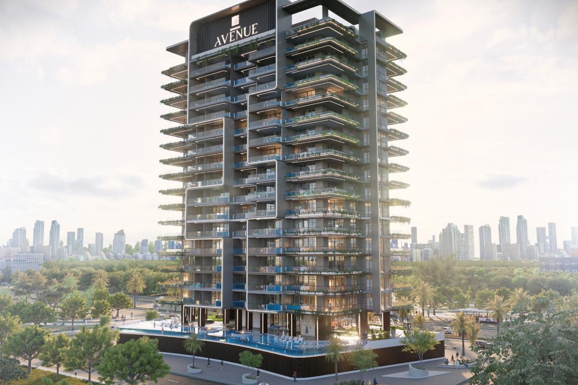 Nowy budynek - Mieszkanie w bloku - DUBAILAND RESIDENCE COMPLEX
