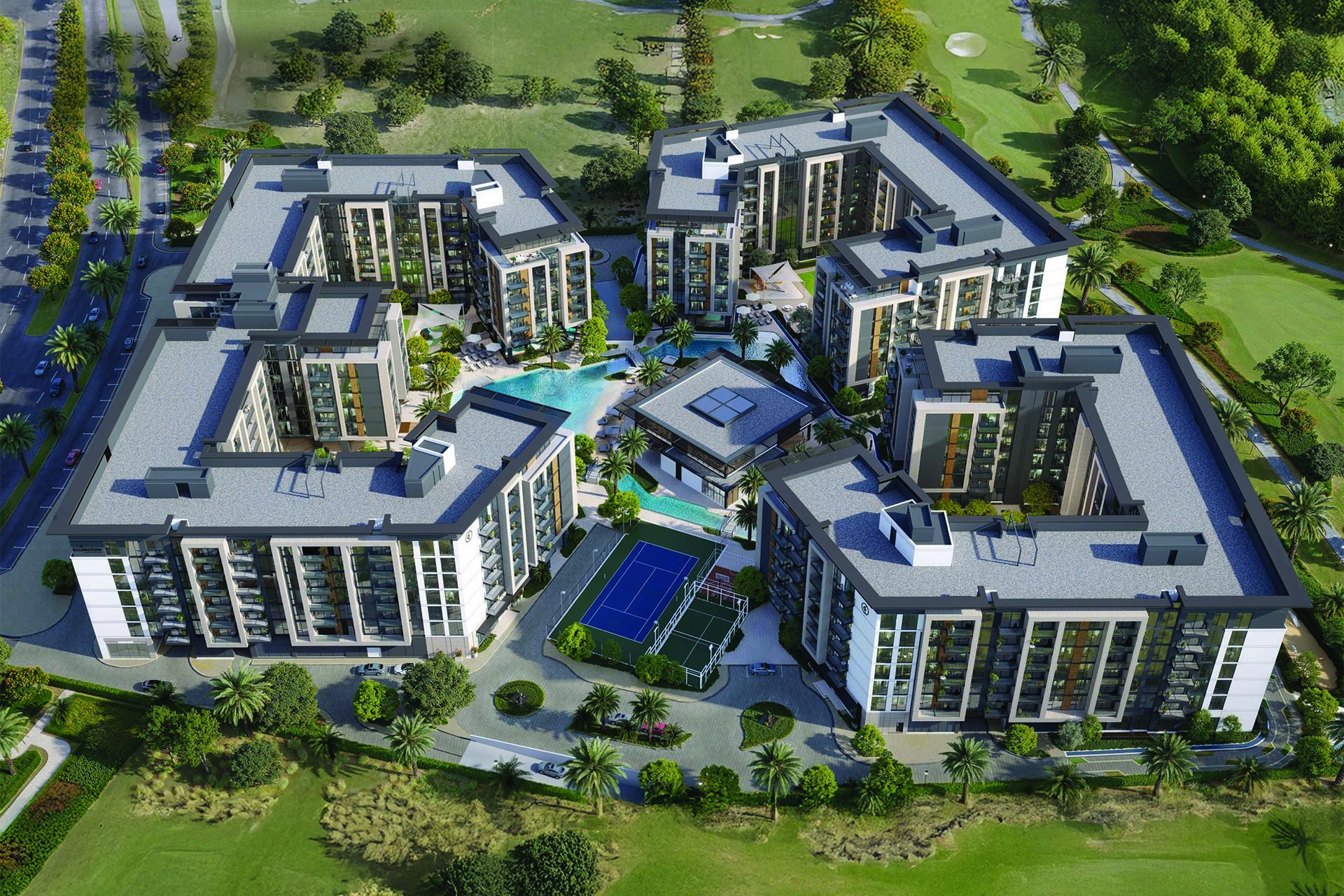 Nowy budynek - Mieszkanie w bloku - FALCON CITY OF WONDERS