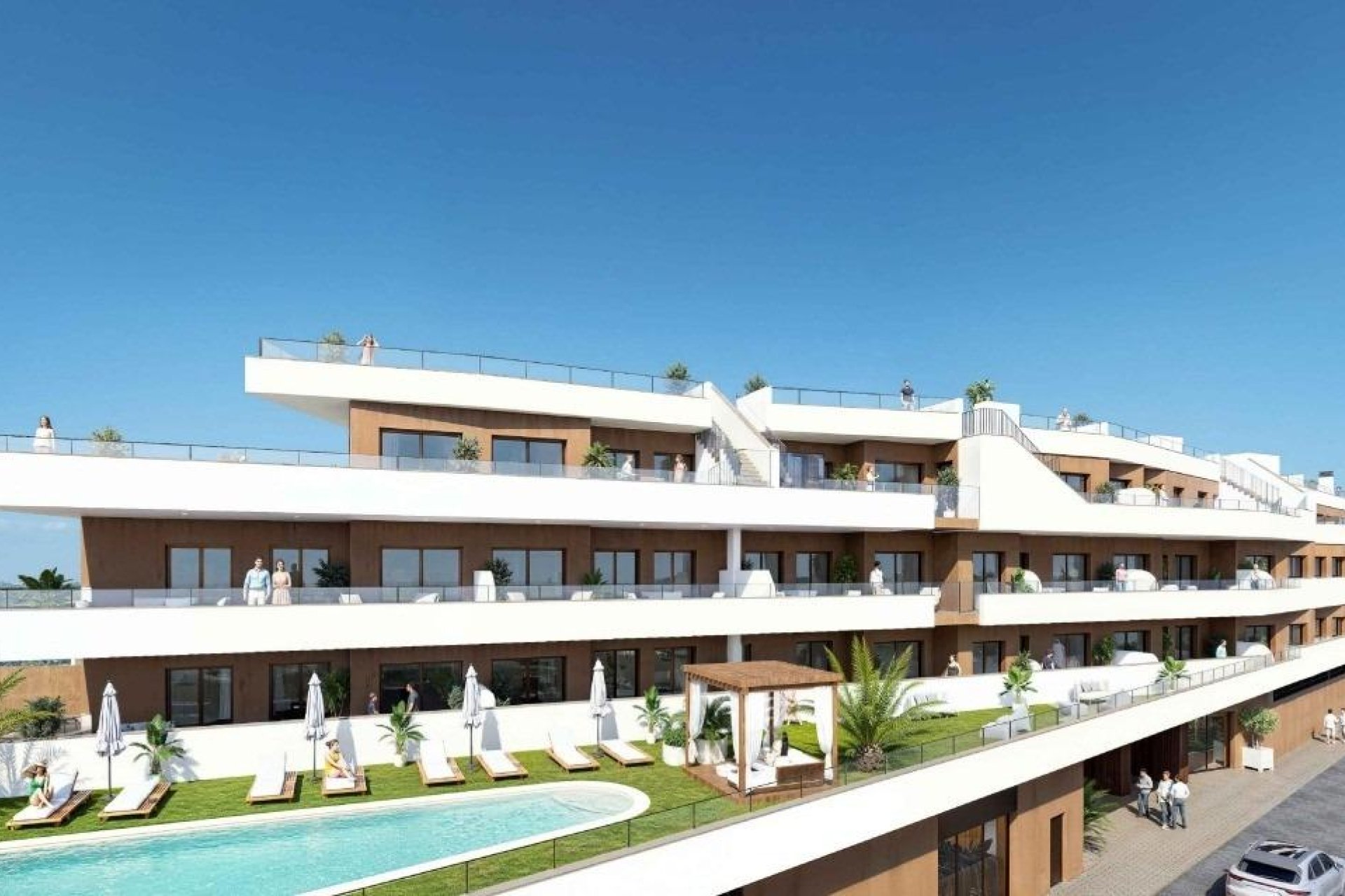 Nowy budynek - Mieszkanie w bloku - Formentera del Segura - Pueblo
