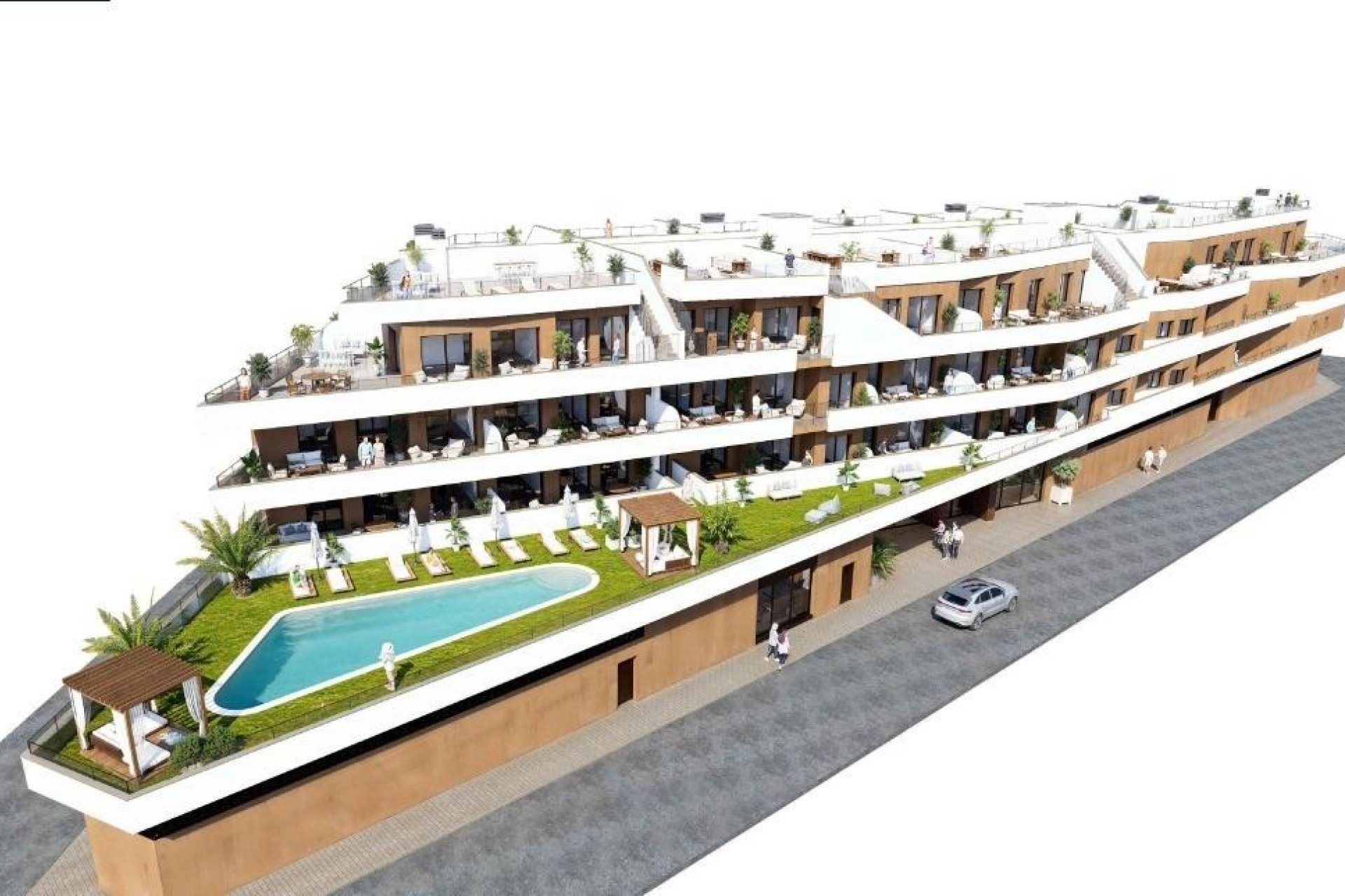 Nowy budynek - Mieszkanie w bloku - Formentera del Segura - Pueblo