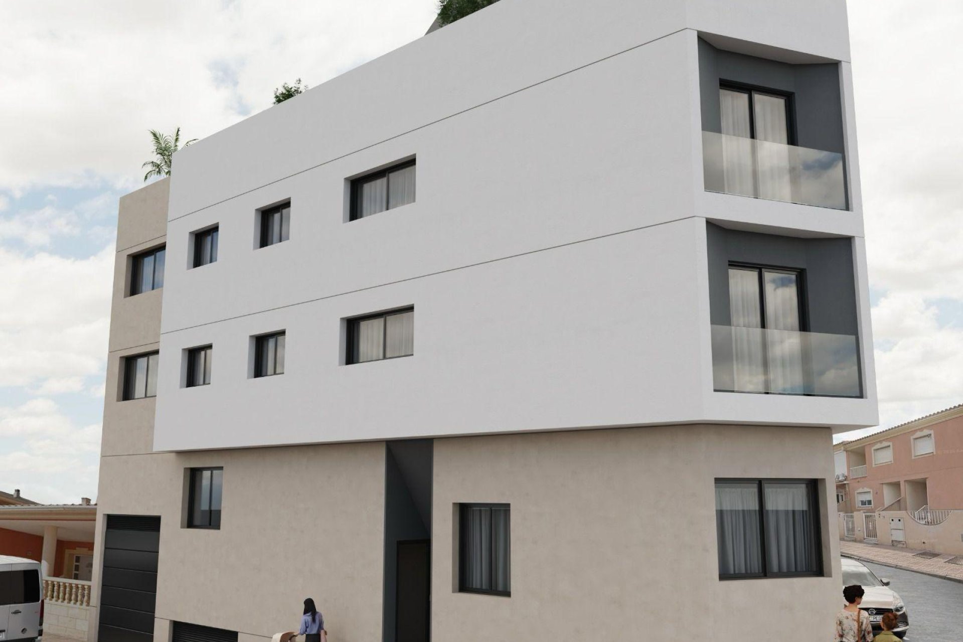 Nowy budynek - Mieszkanie w bloku - Mazarron - pueblo