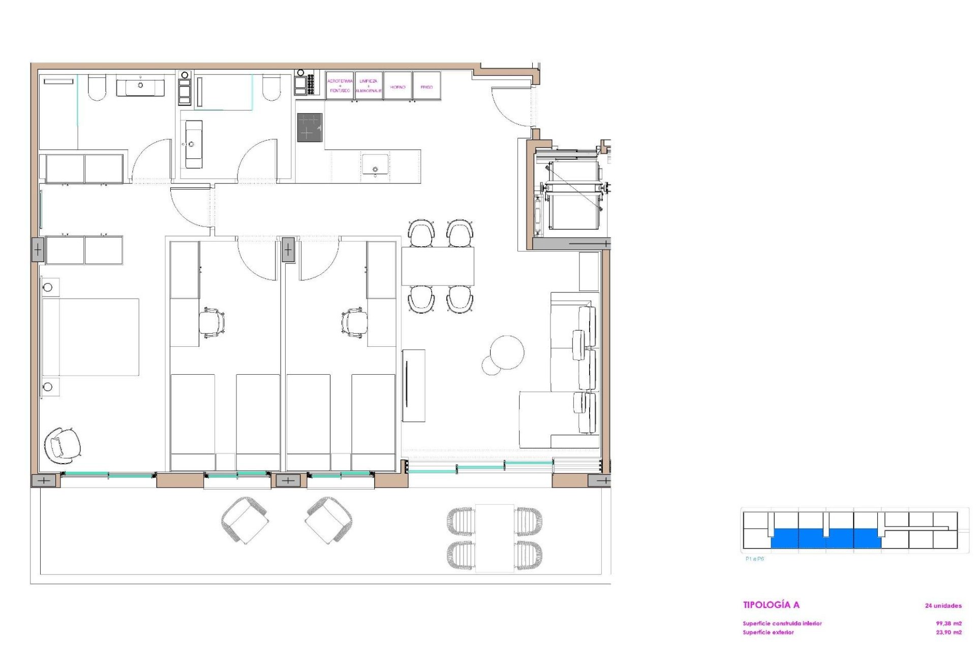 Nowy budynek - Mieszkanie w bloku - Moncofa - Playa de Moncofa
