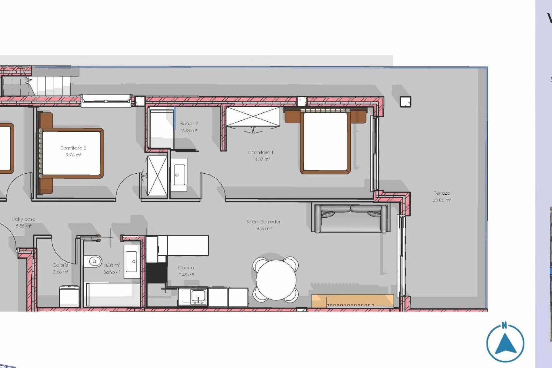 Nowy budynek - Penthouse - Guardamar del Segura - EL RASO