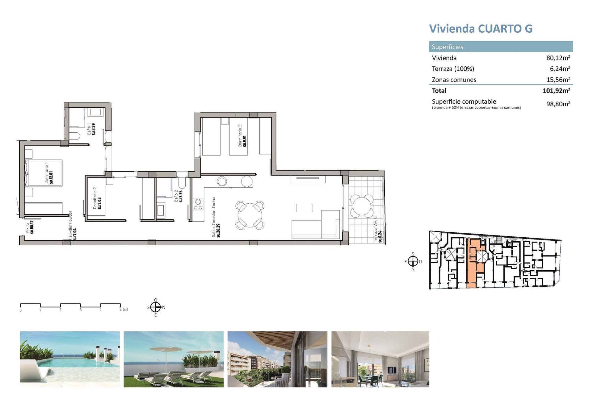 Nowy budynek - Penthouse - Guardamar del Segura - Pueblo