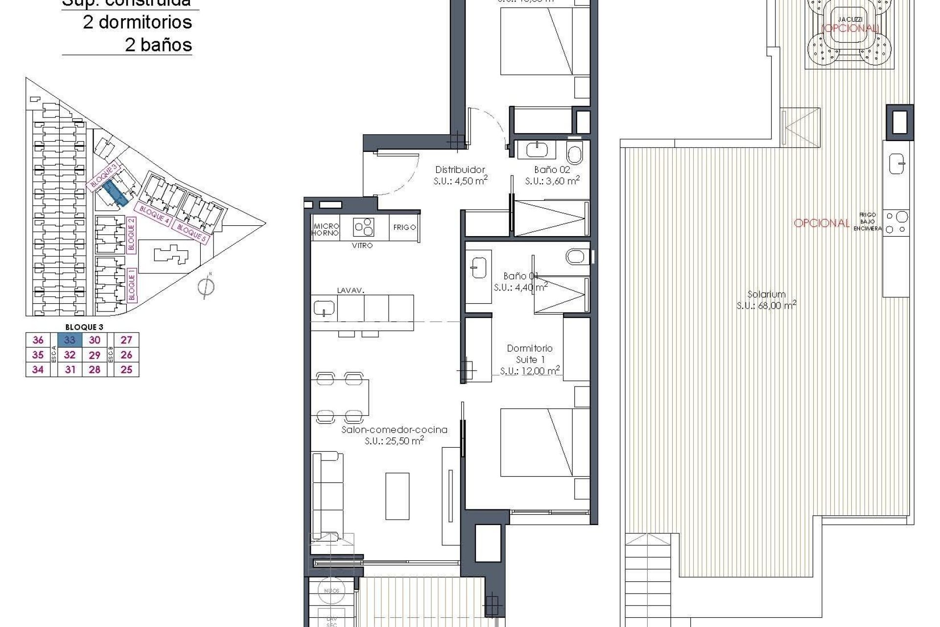 Nowy budynek - Penthouse - Los Alcázares - Serena Golf