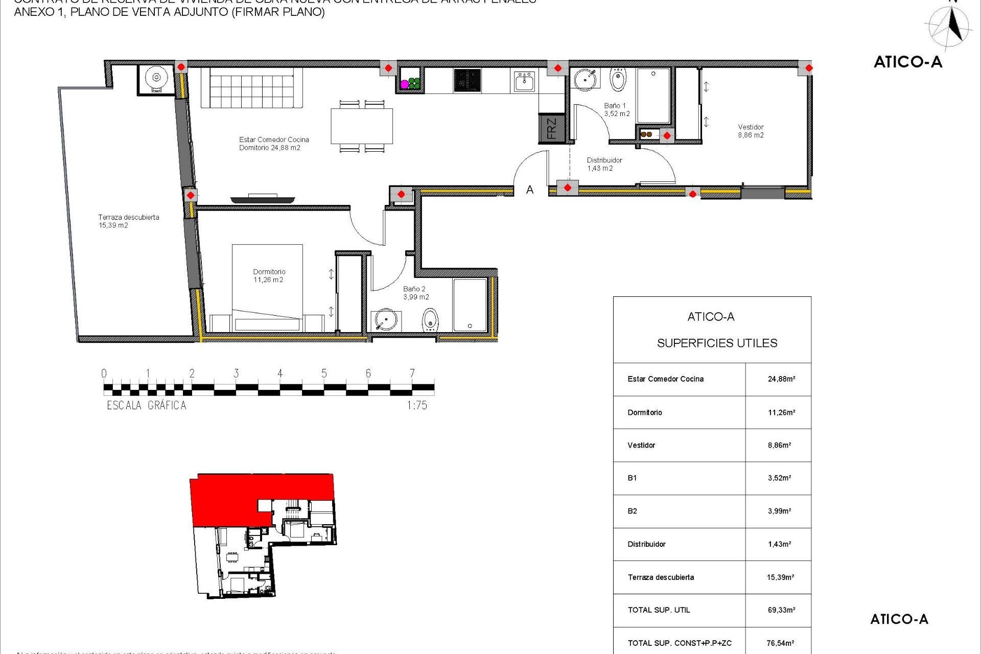 Nowy budynek - Penthouse - Torrevieja - Centro