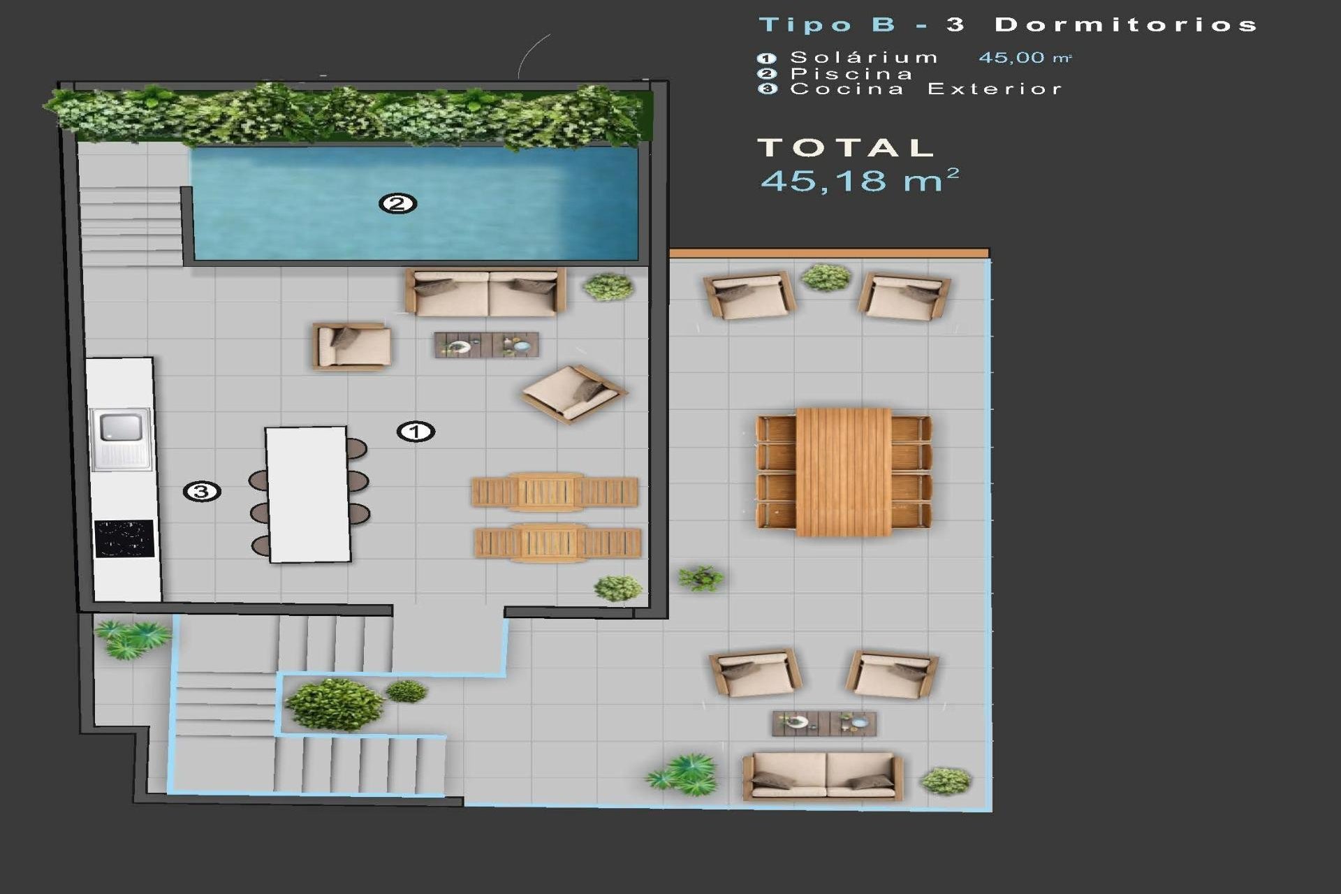 Nowy budynek - Penthouse - Torrevieja - Centro