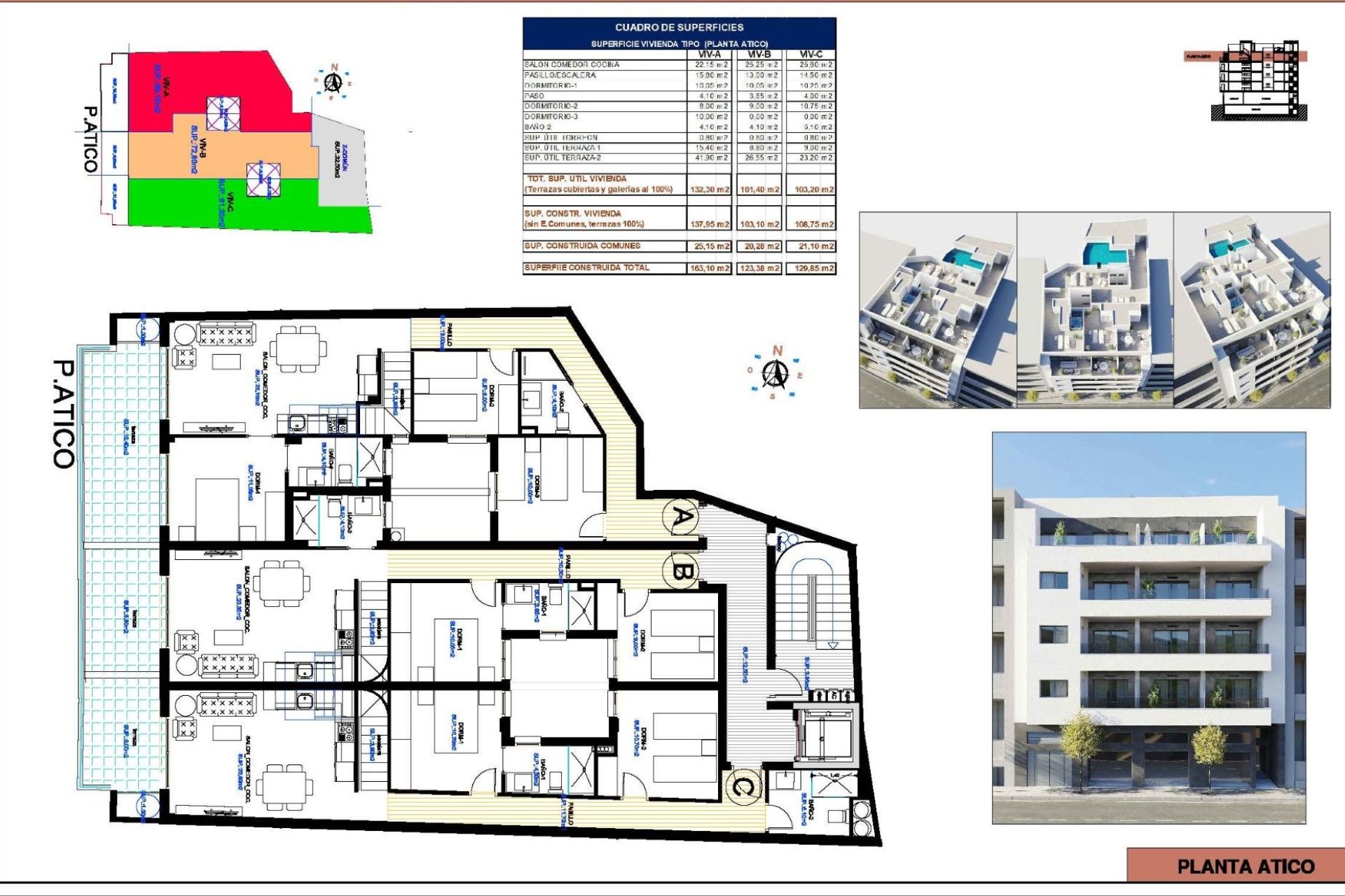 Nowy budynek - Penthouse - Torrevieja - Centro