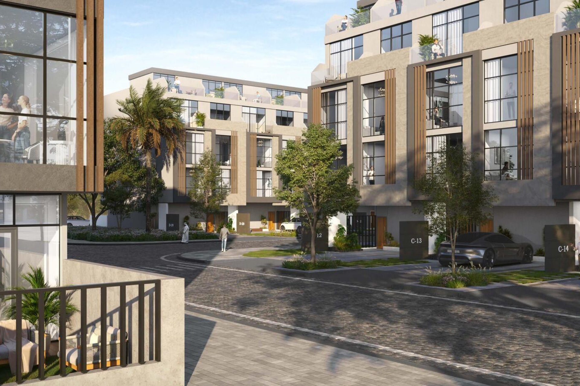 Nowy budynek - townhouse - KHALIFA CITY