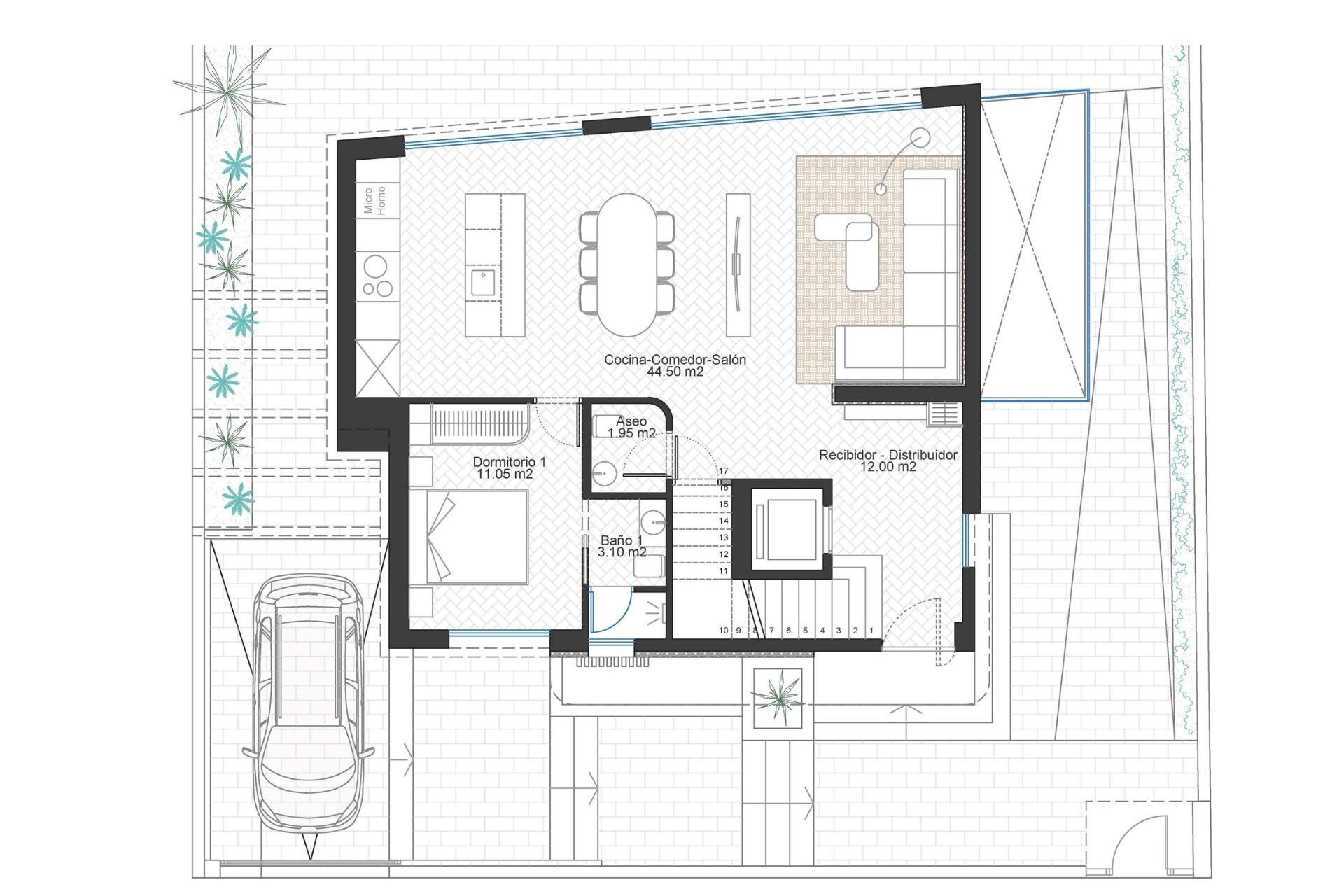 Nowy budynek - Villa - Cabo de Palos - Cala Flores