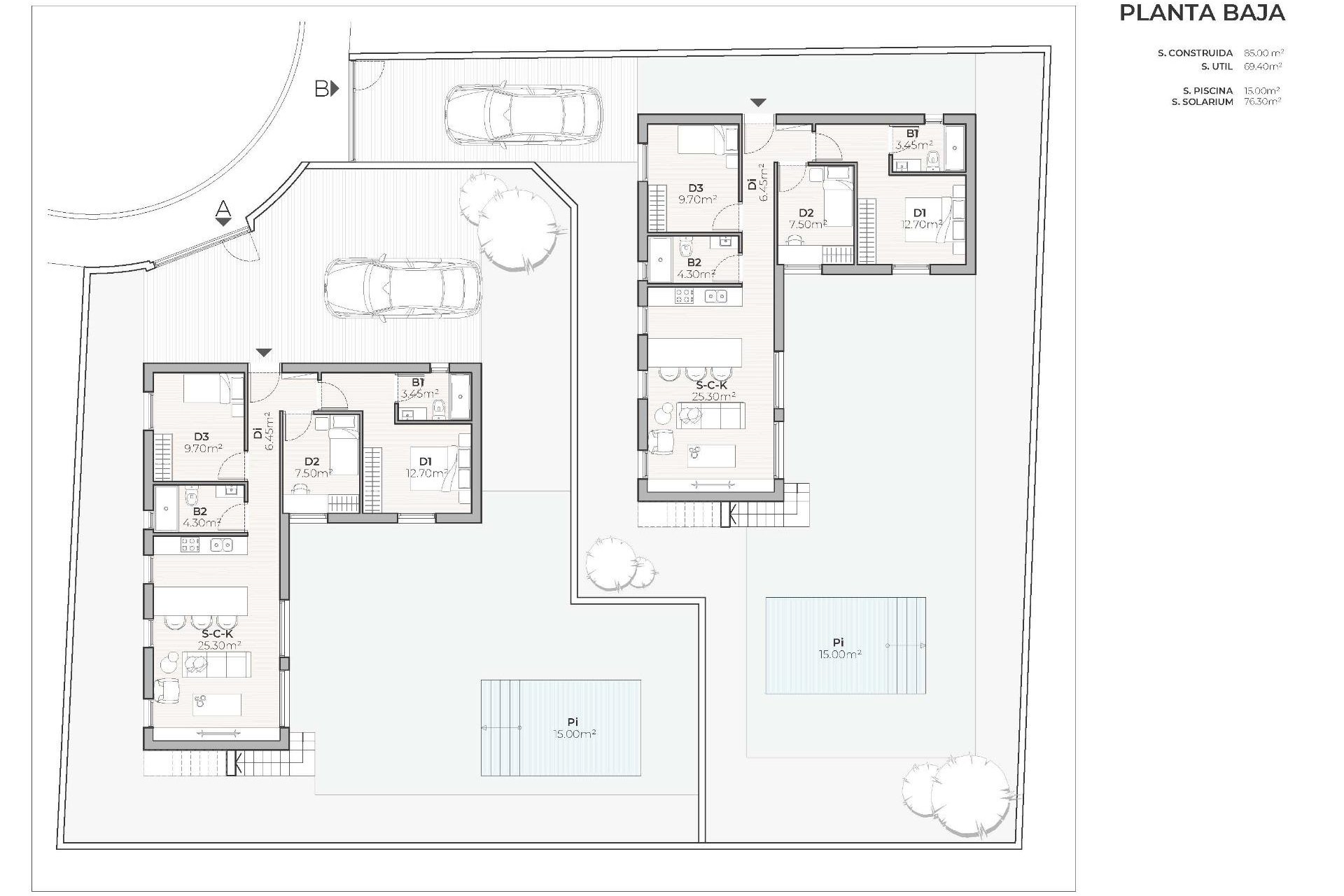 Nowy budynek - Villa - Mazarron - Country Club