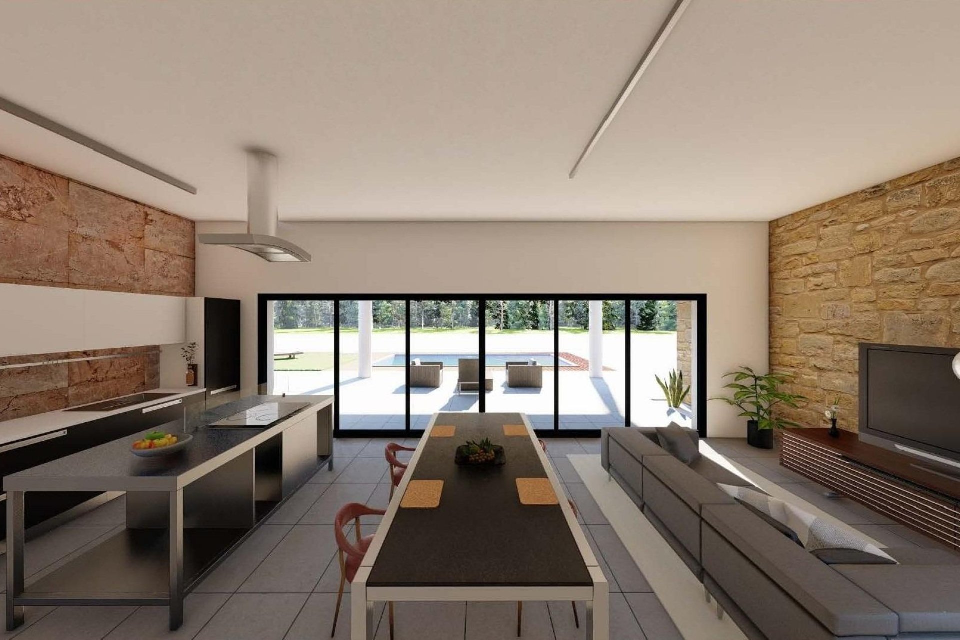 Nowy budynek - Villa - Pinoso - Campo